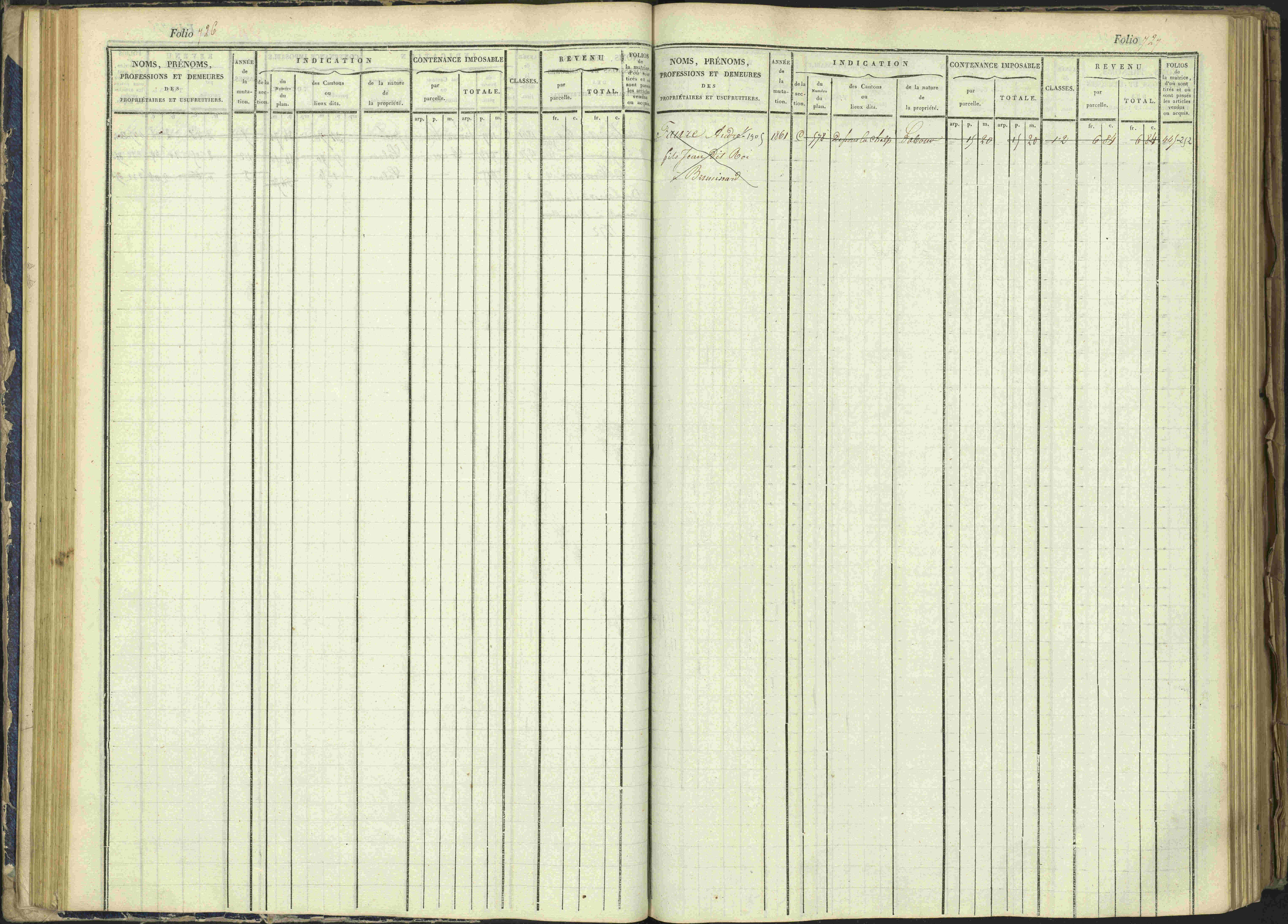 Arvieux - 3 P 160/1 - 3 P 160/1 - Matrice, folios 601-1174. 