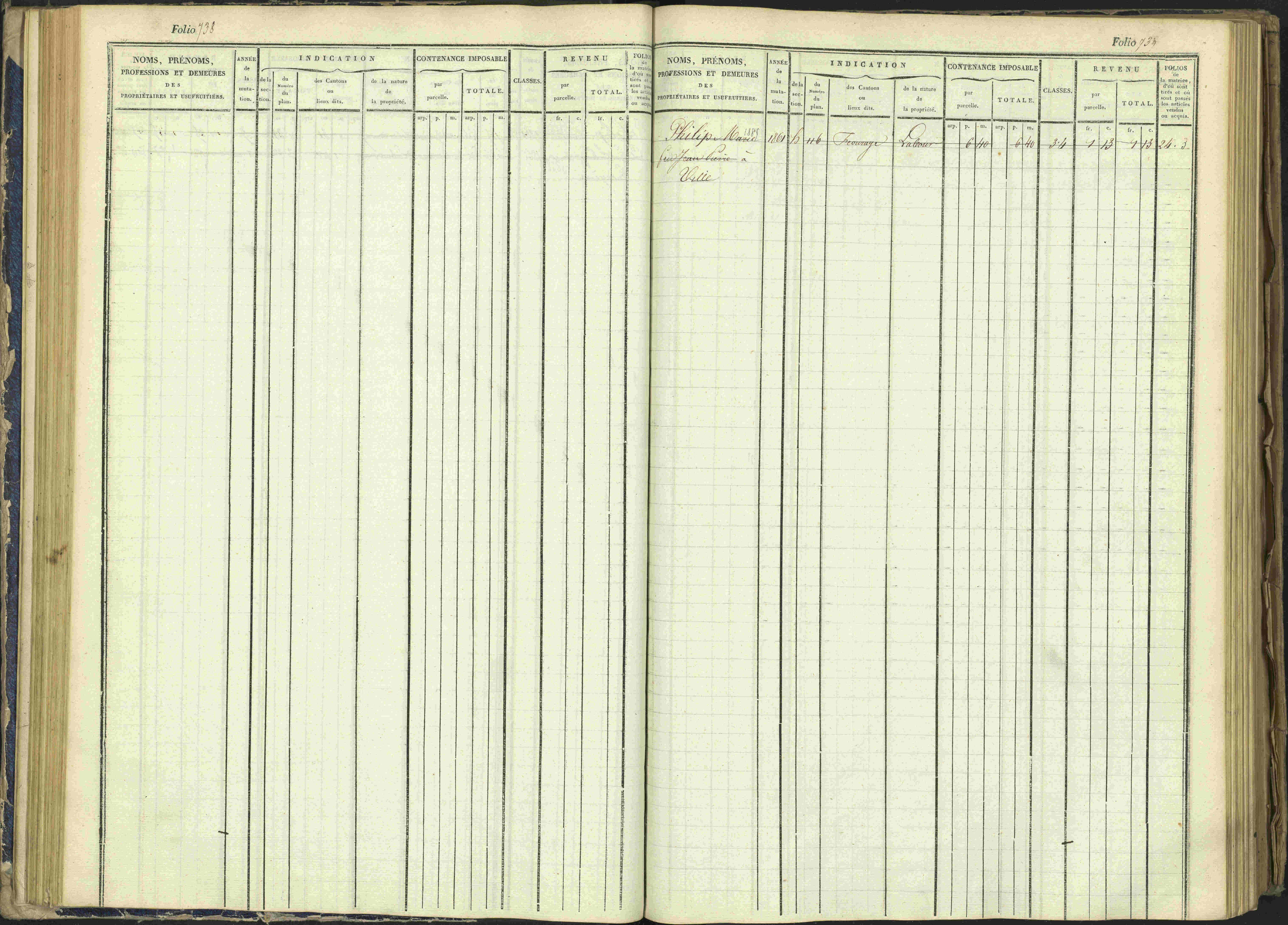 Arvieux - 3 P 160/1 - 3 P 160/1 - Matrice, folios 601-1174. 