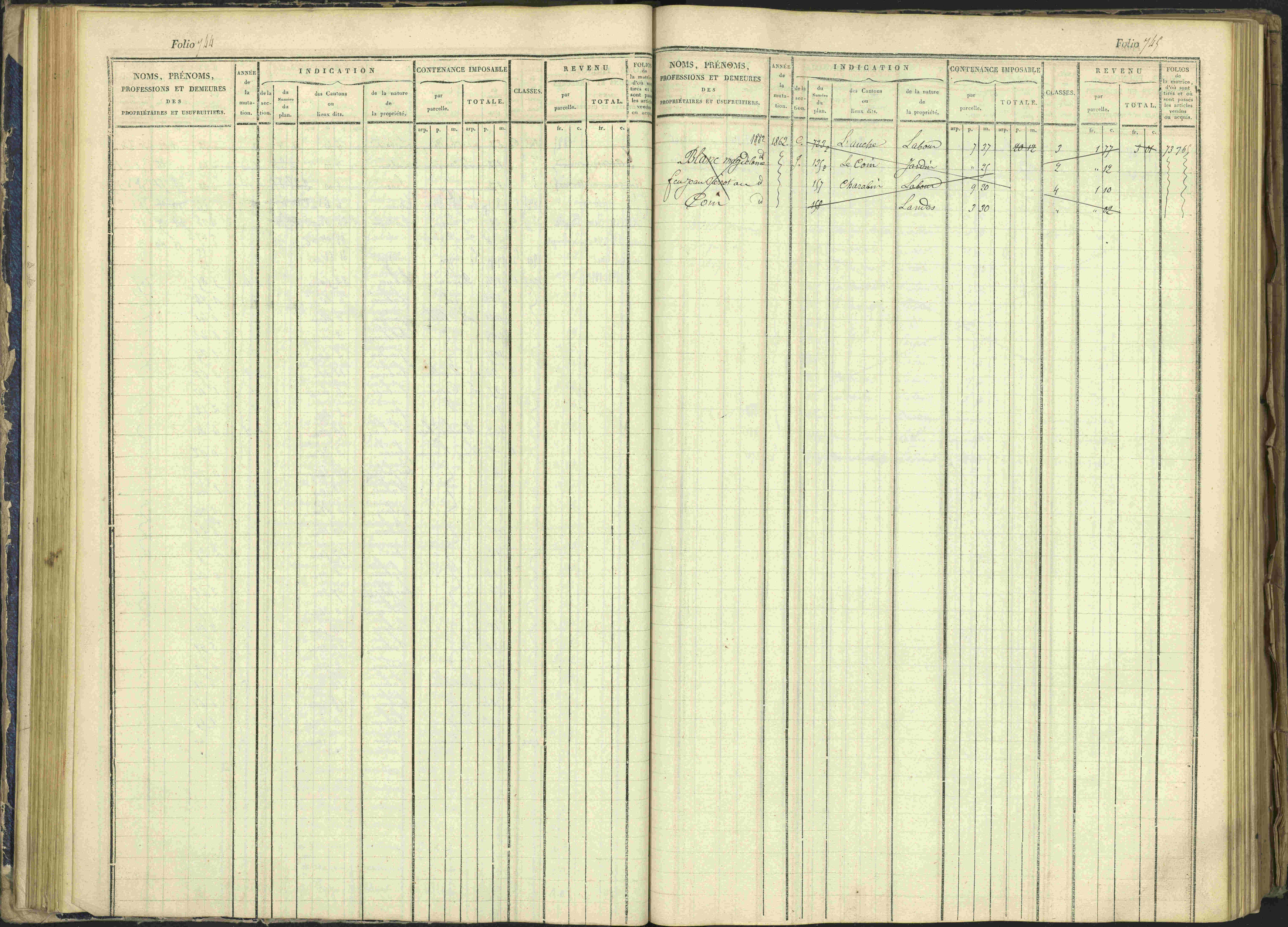 Arvieux - 3 P 160/1 - 3 P 160/1 - Matrice, folios 601-1174. 
