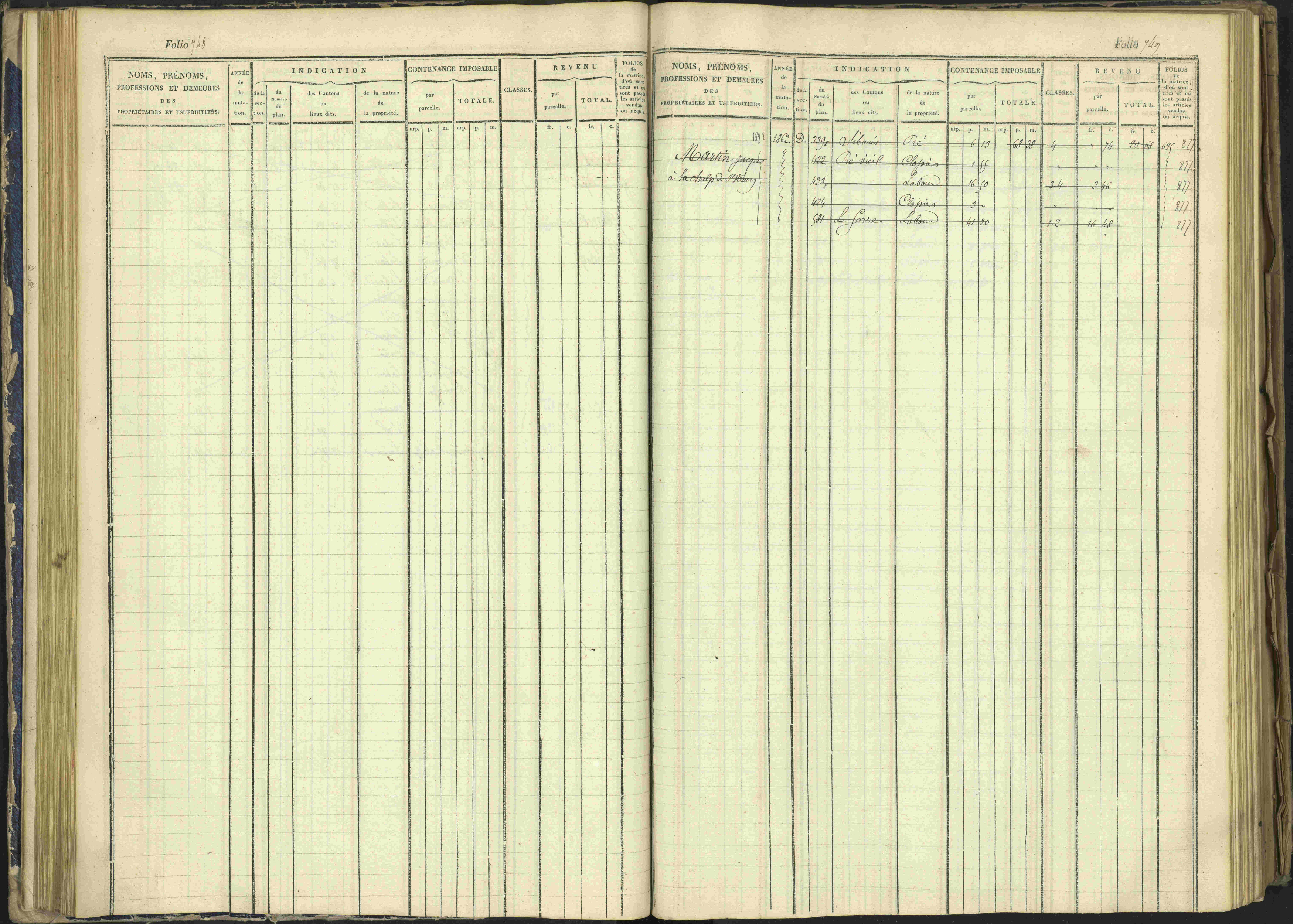 Arvieux - 3 P 160/1 - 3 P 160/1 - Matrice, folios 601-1174. 