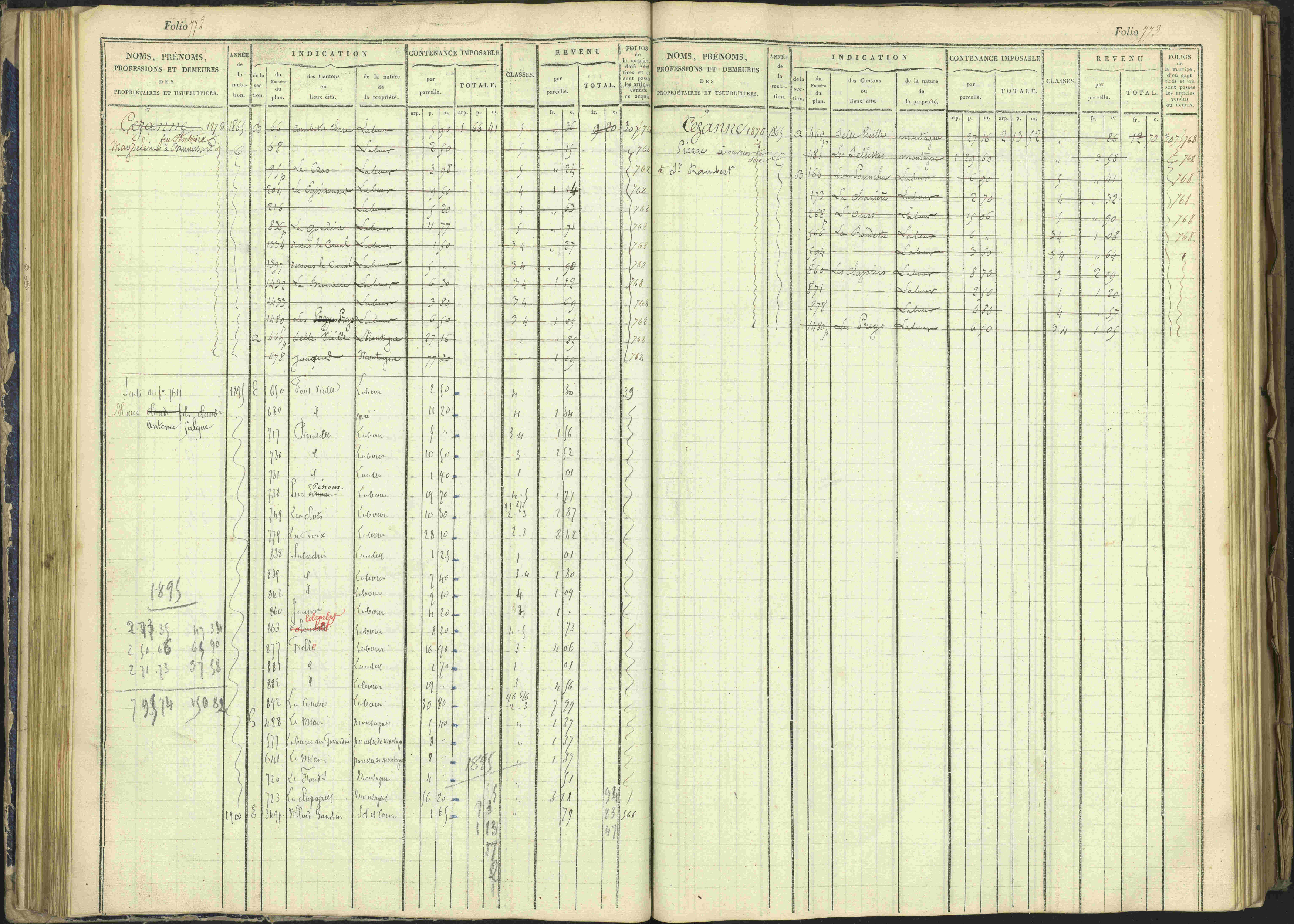 Arvieux - 3 P 160/1 - 3 P 160/1 - Matrice, folios 601-1174. 