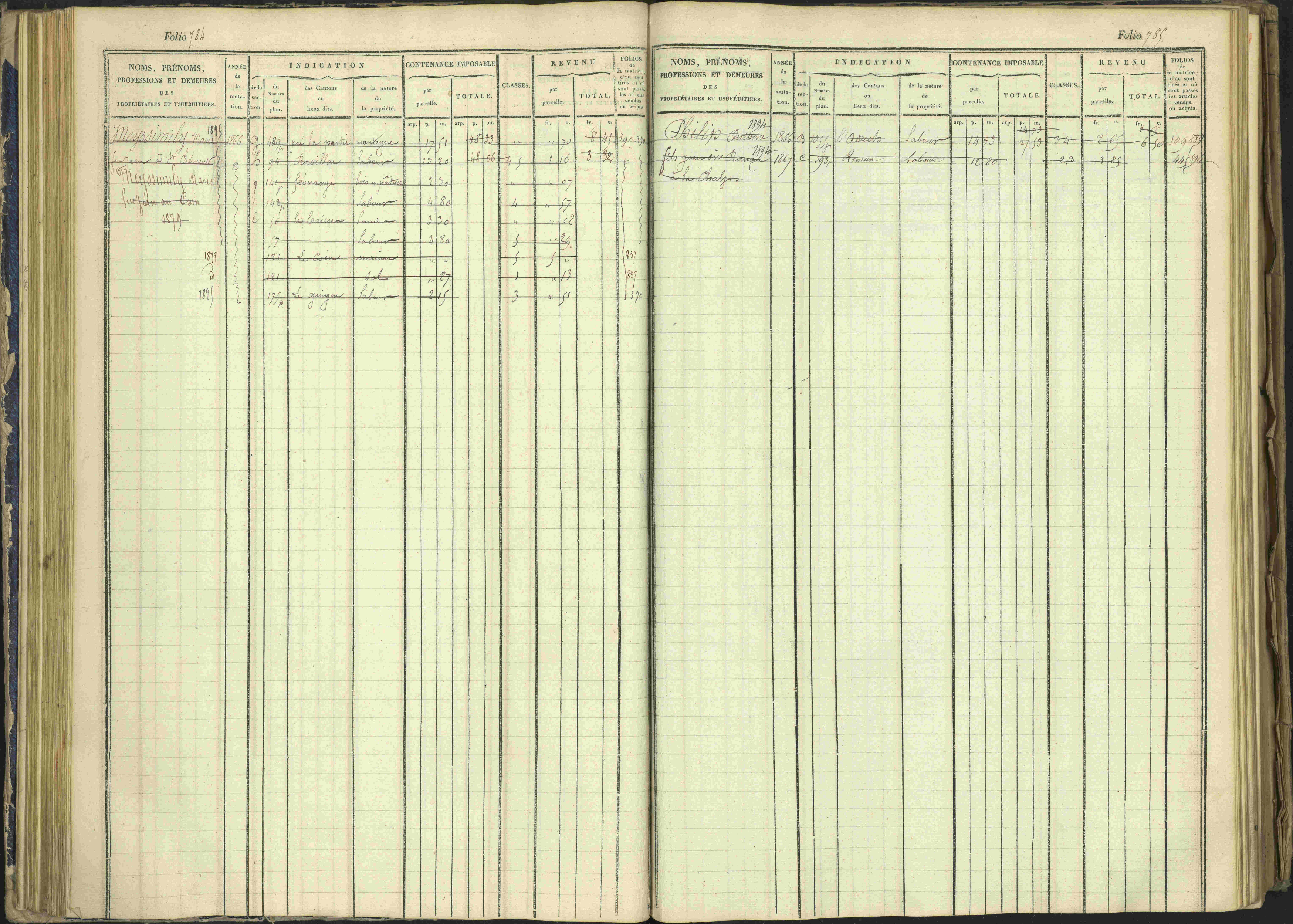 Arvieux - 3 P 160/1 - 3 P 160/1 - Matrice, folios 601-1174. 