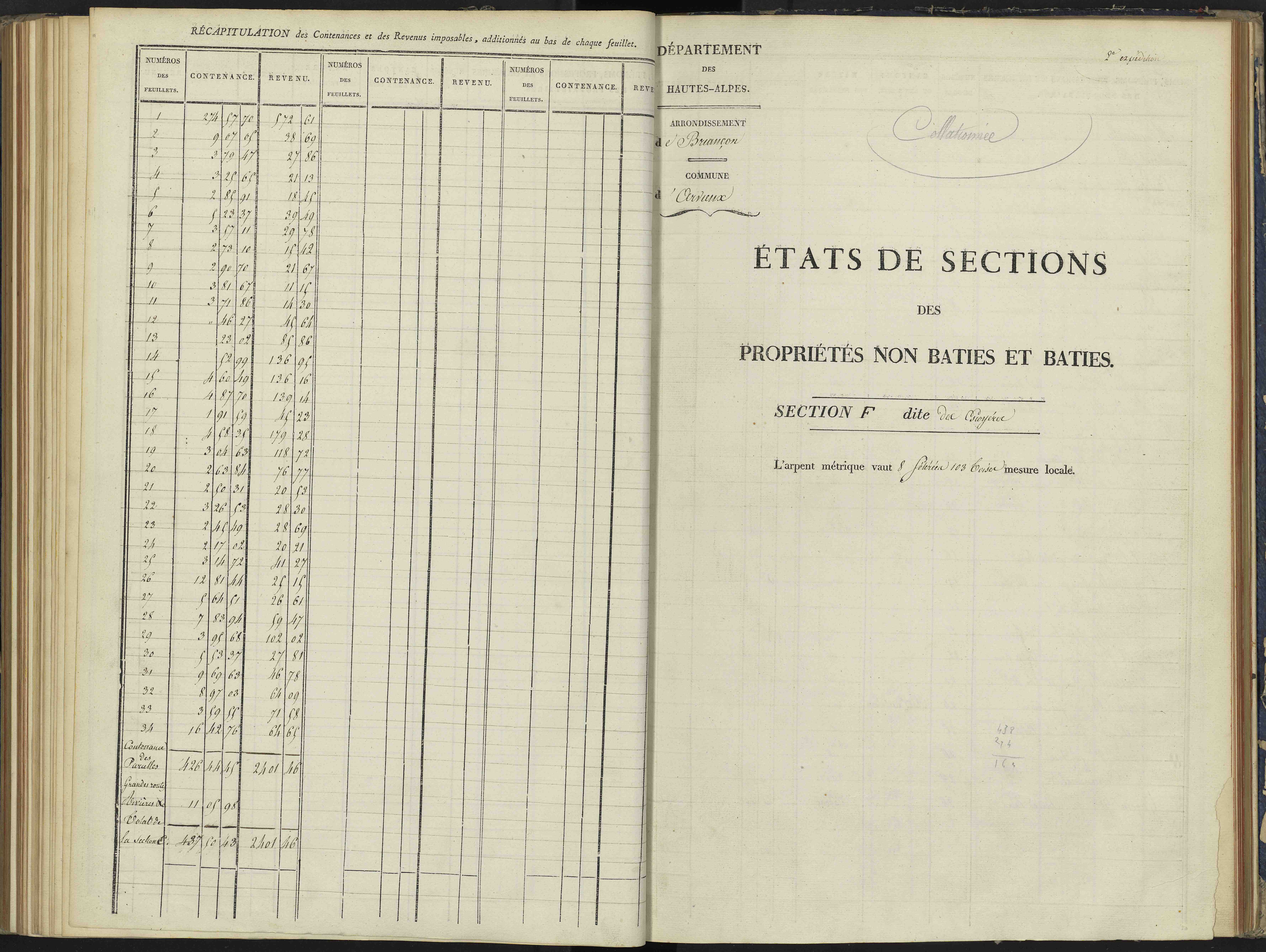 Arvieux - 3 P 157/5 - 3 P 157/5 - Section E 