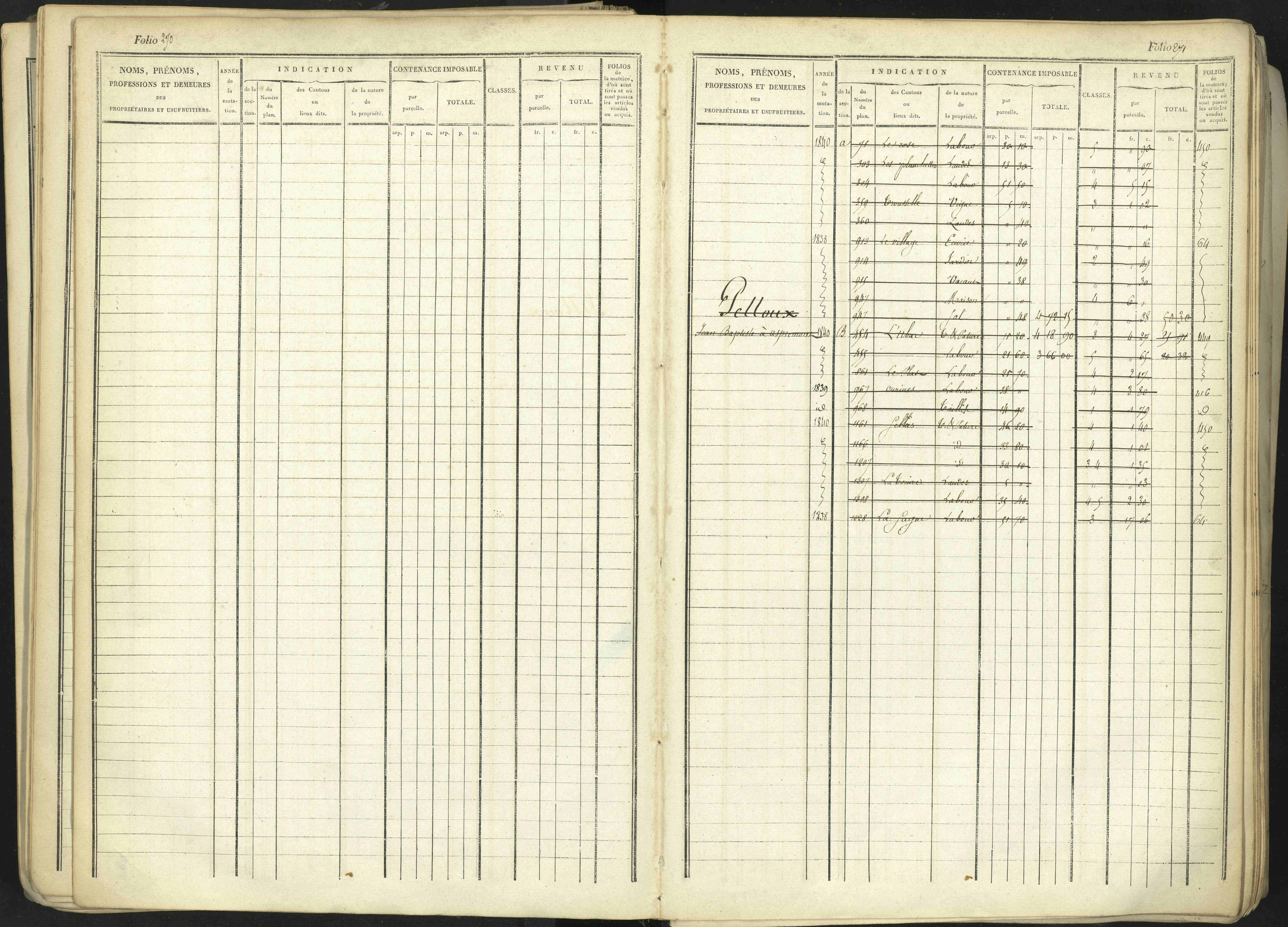 Aspremont - 3 P 167/1 - 3 P 167/1 - Matrice, folios, 1-760.