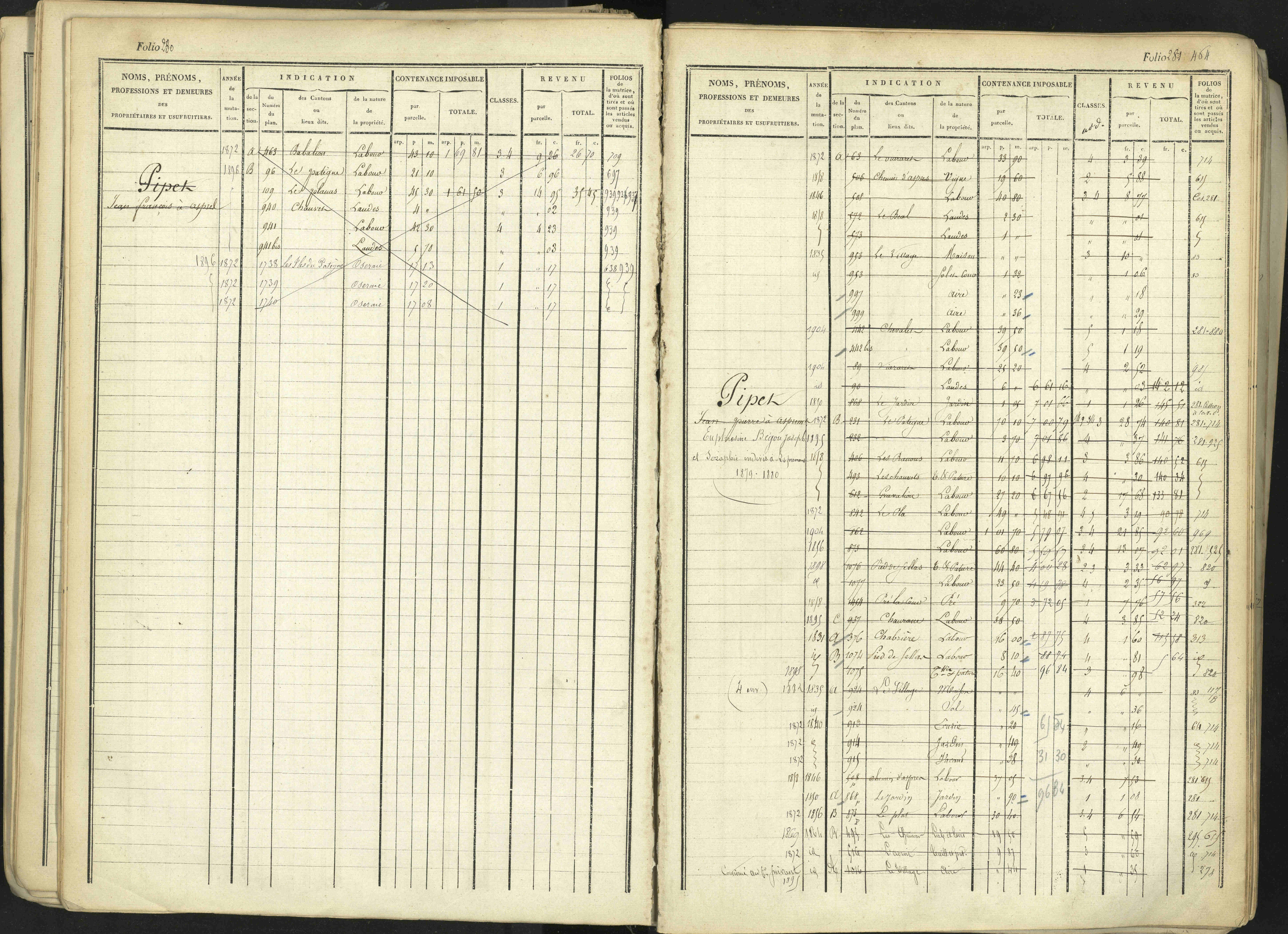 Aspremont - 3 P 167/1 - 3 P 167/1 - Matrice, folios, 1-760.