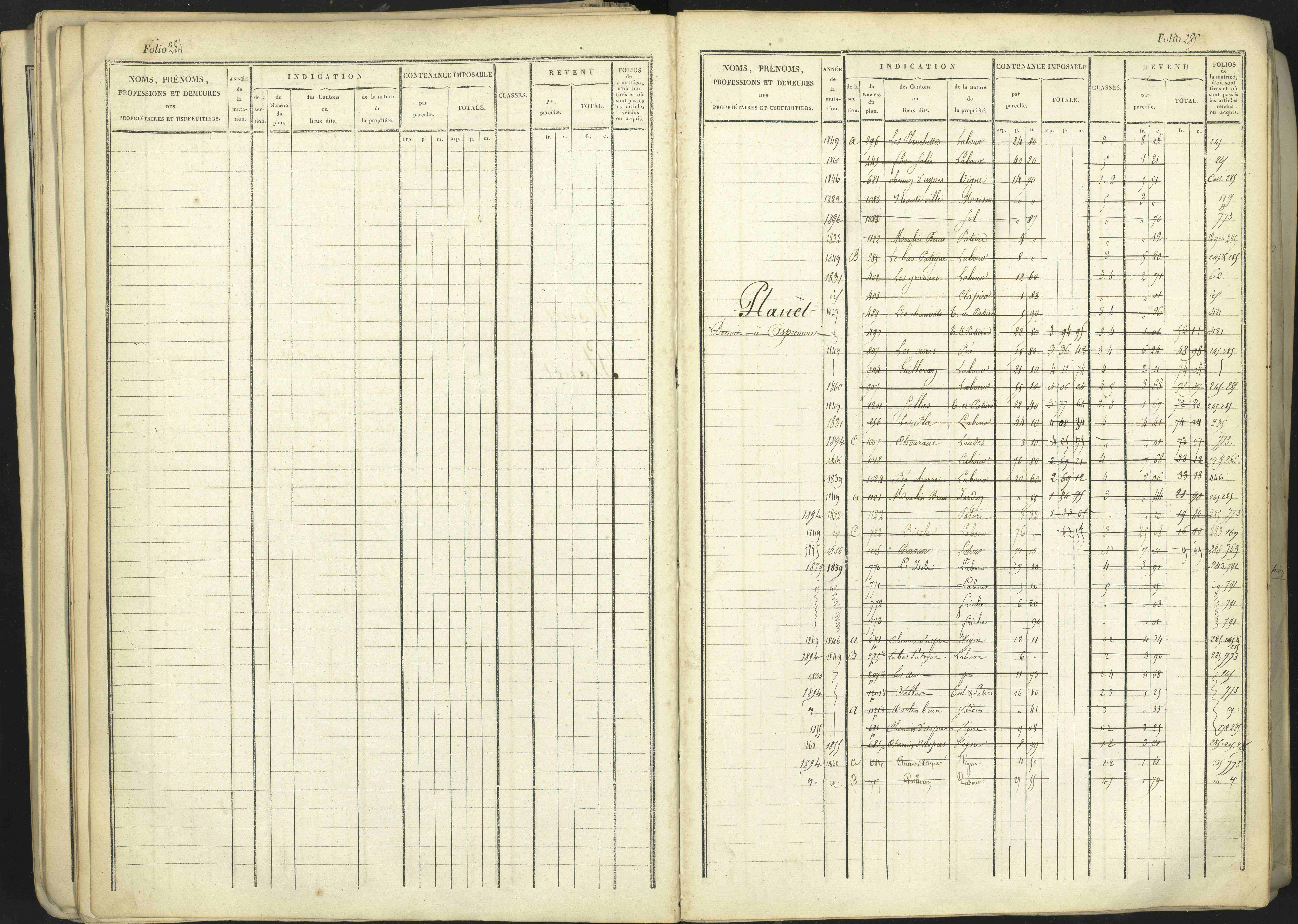 Aspremont - 3 P 167/1 - 3 P 167/1 - Matrice, folios, 1-760.