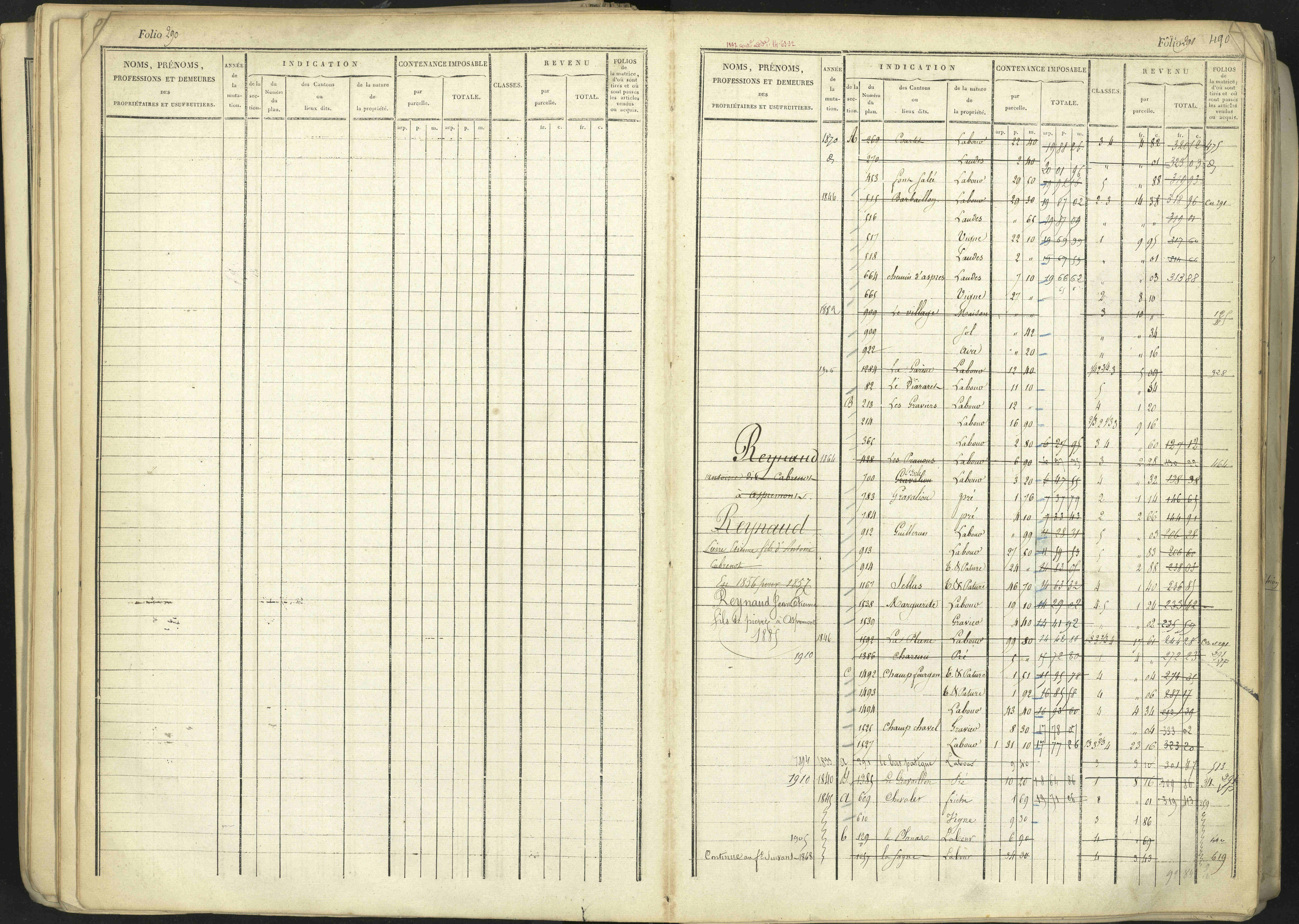 Aspremont - 3 P 167/1 - 3 P 167/1 - Matrice, folios, 1-760.