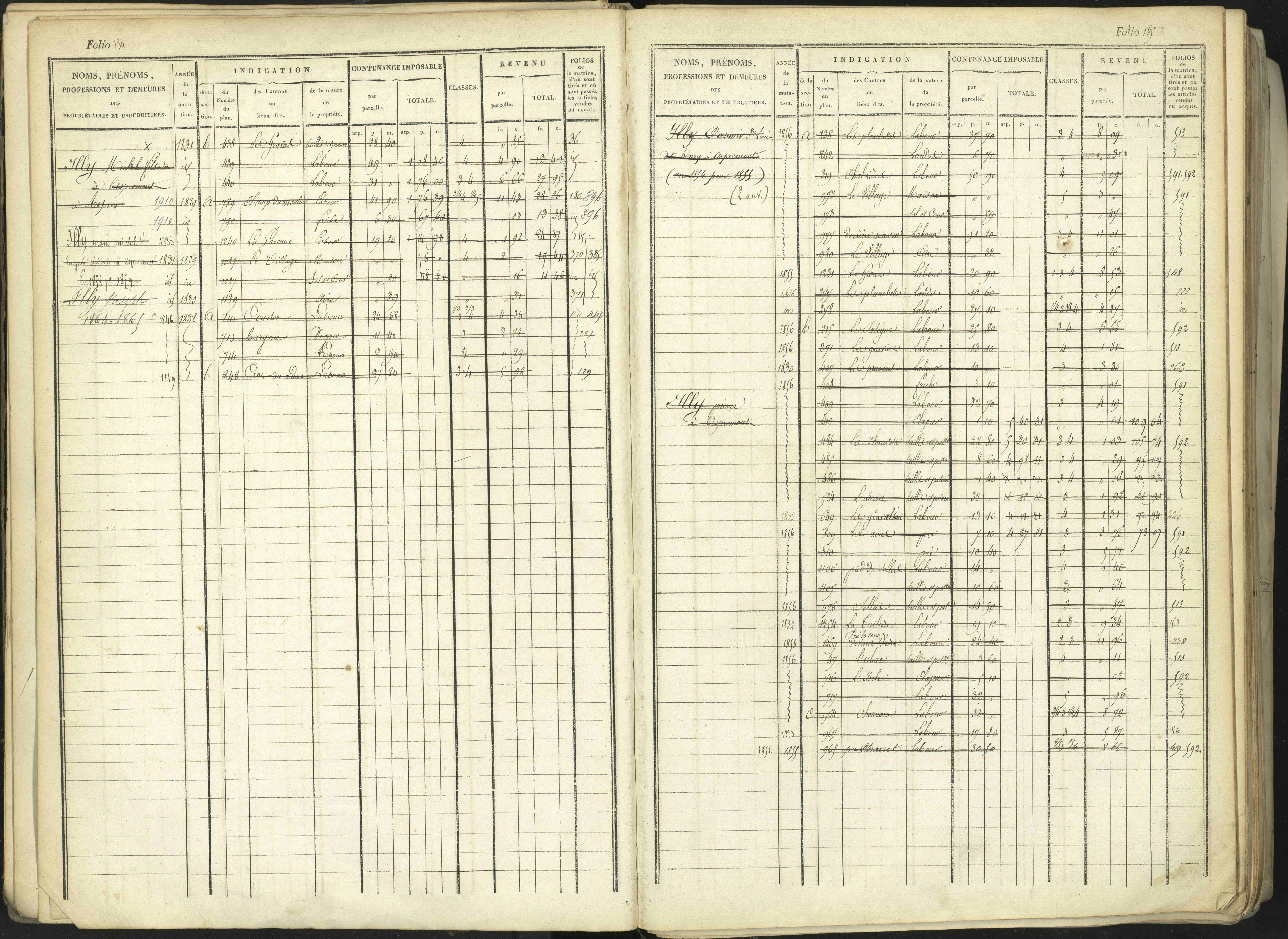 Aspremont - 3 P 167/1 - 3 P 167/1 - Matrice, folios, 1-760.