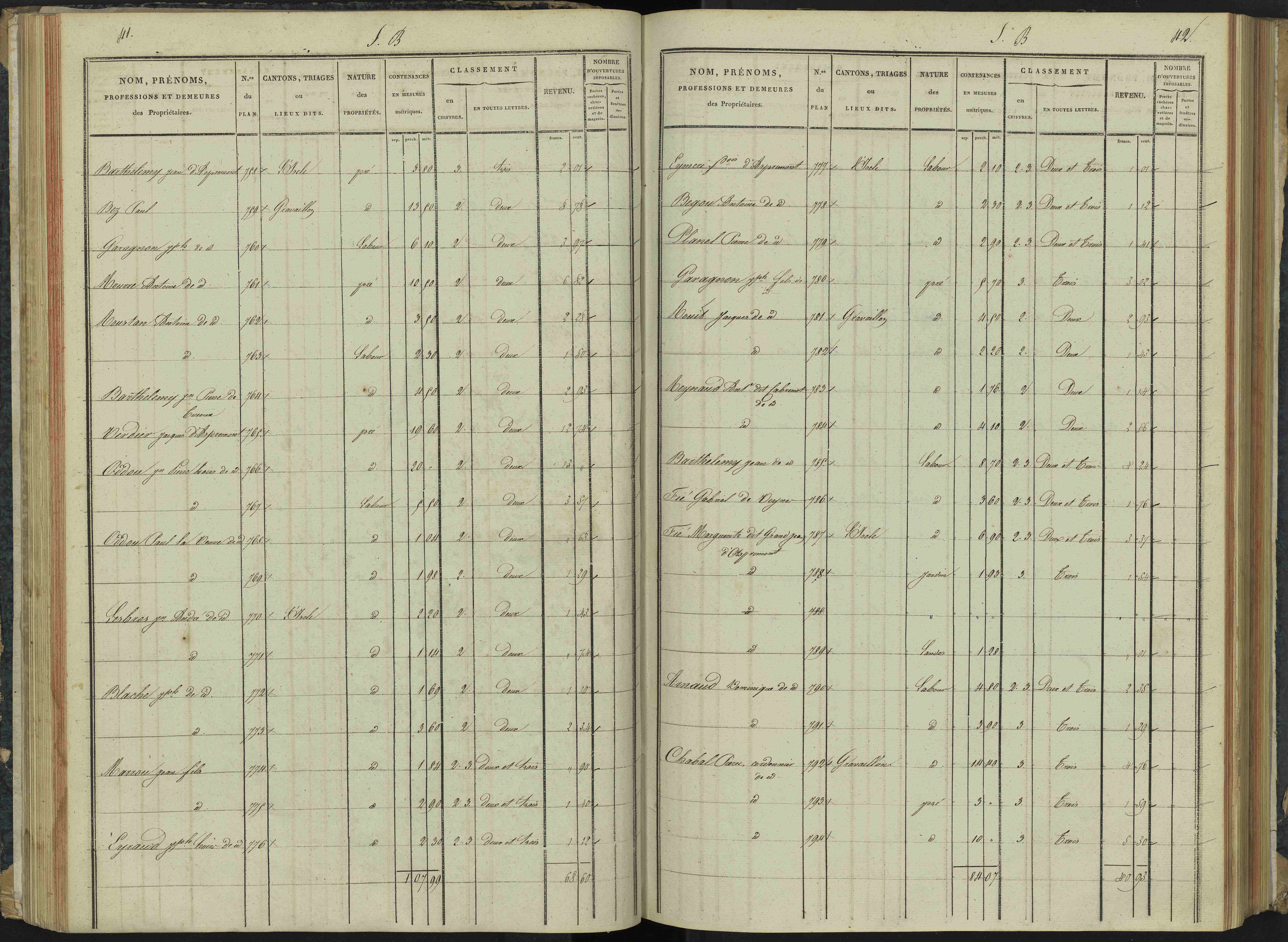 Aspremont - 3 P 166/2 - 3 P 166/2 - Section B