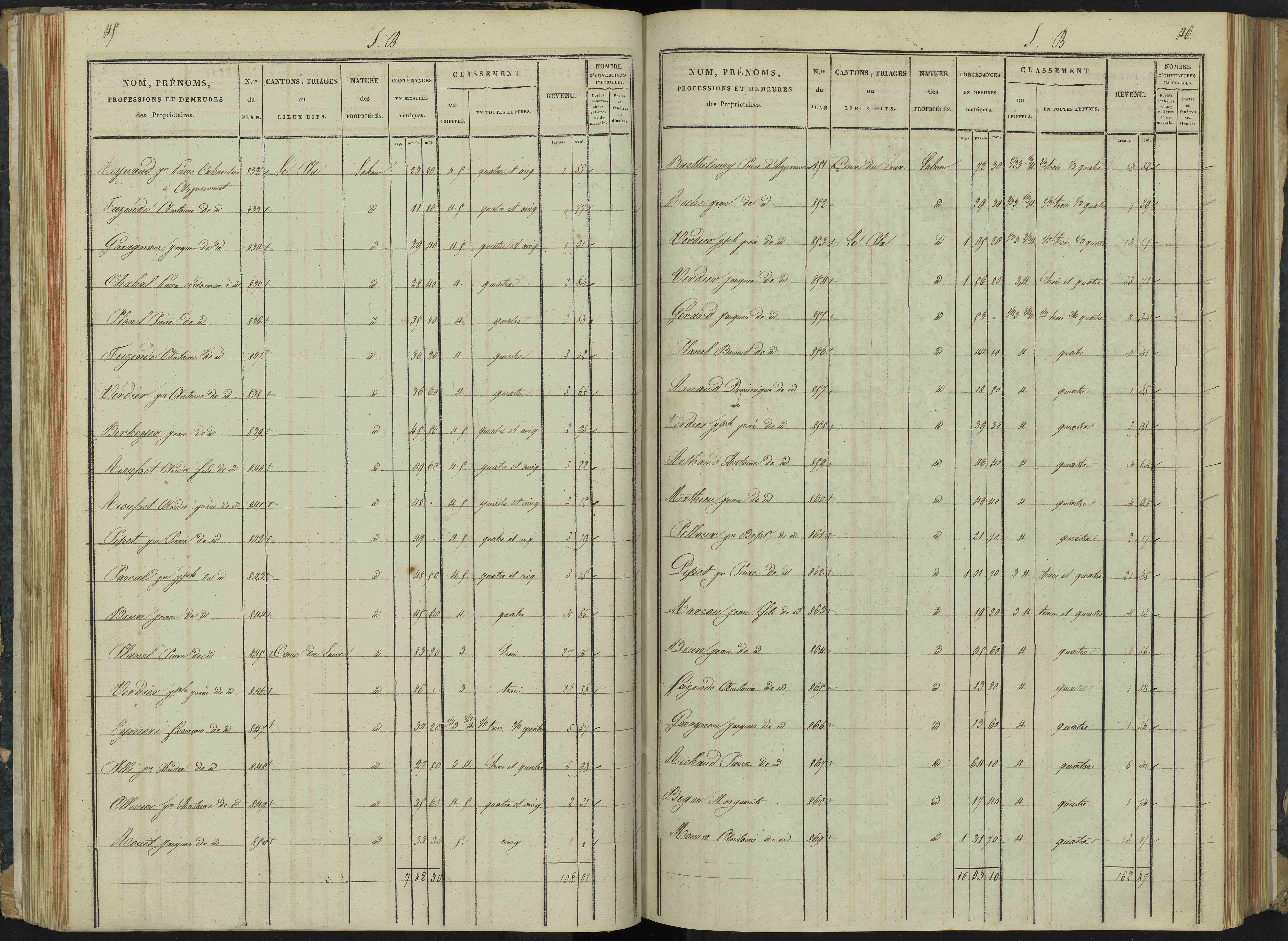 Aspremont - 3 P 166/2 - 3 P 166/2 - Section B