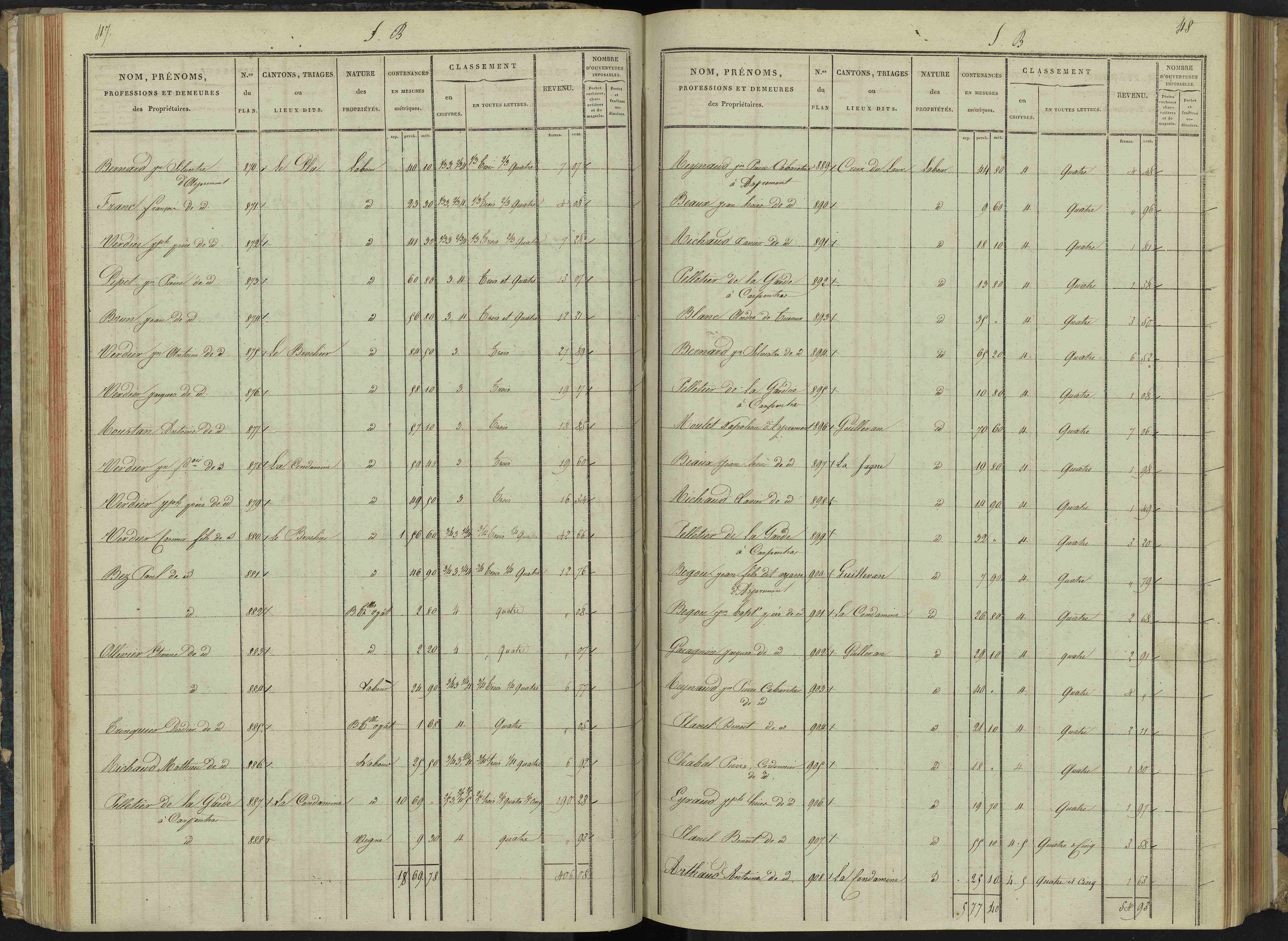 Aspremont - 3 P 166/2 - 3 P 166/2 - Section B