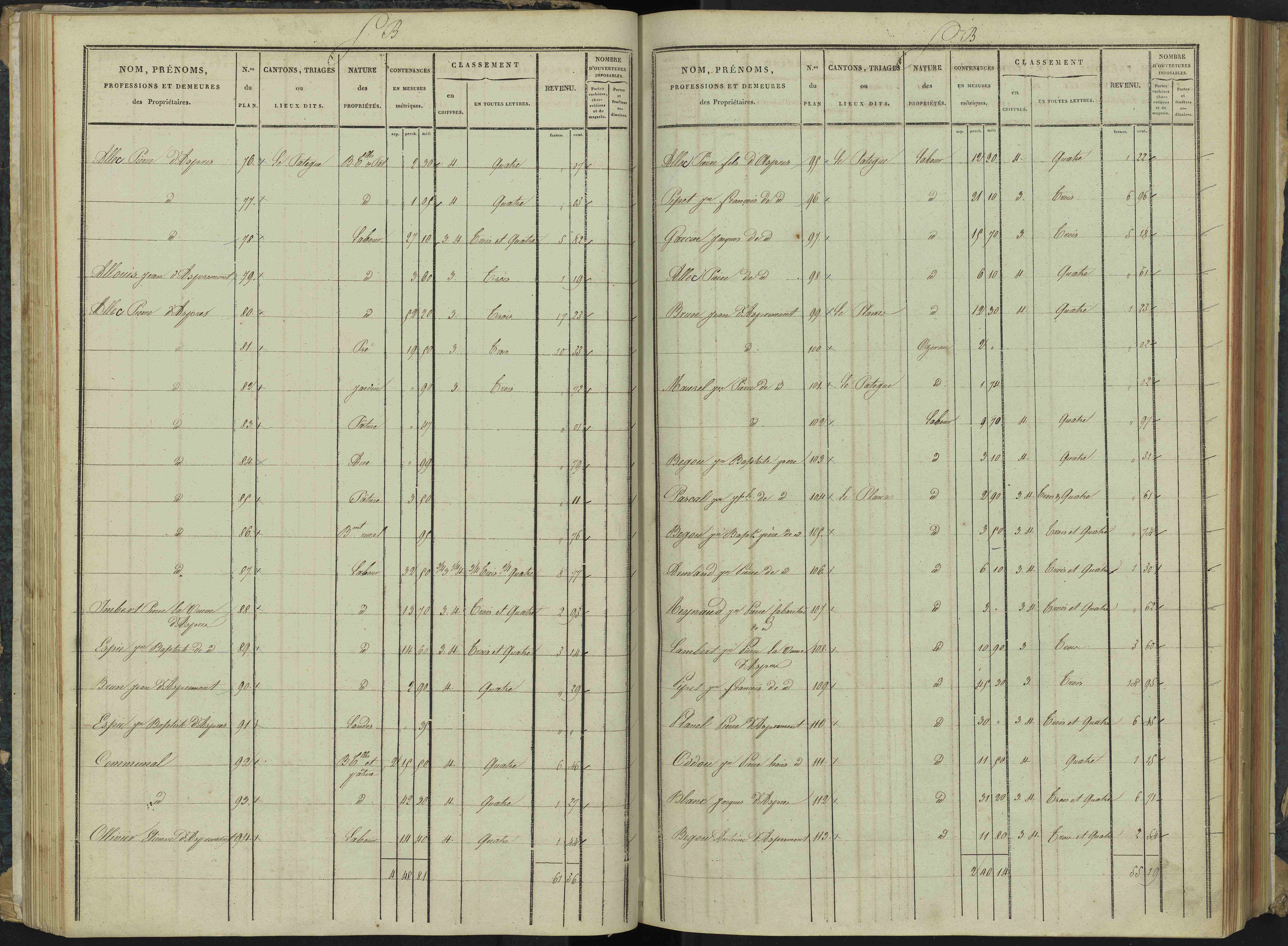Aspremont - 3 P 166/2 - 3 P 166/2 - Section B