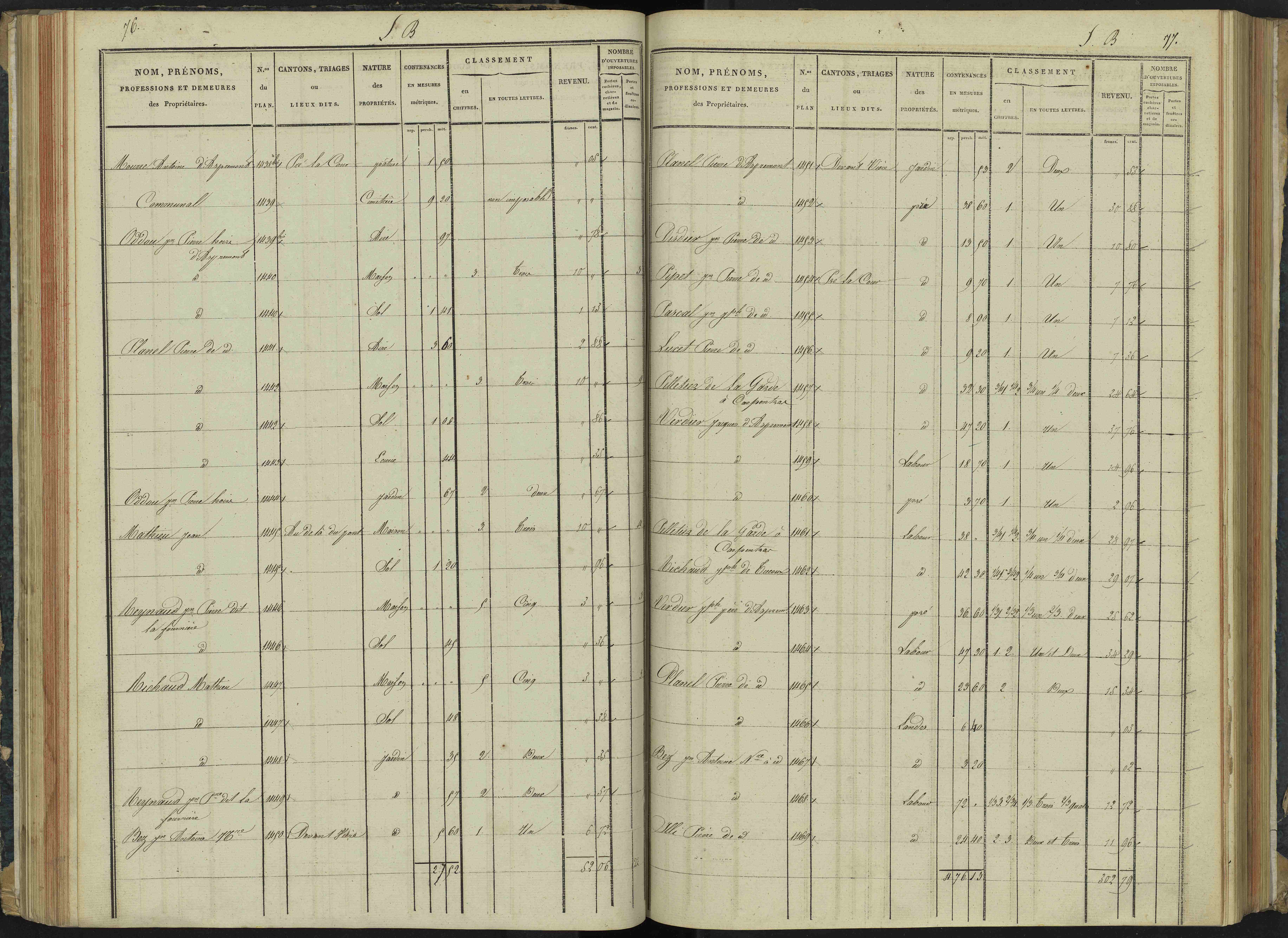 Aspremont - 3 P 166/2 - 3 P 166/2 - Section B