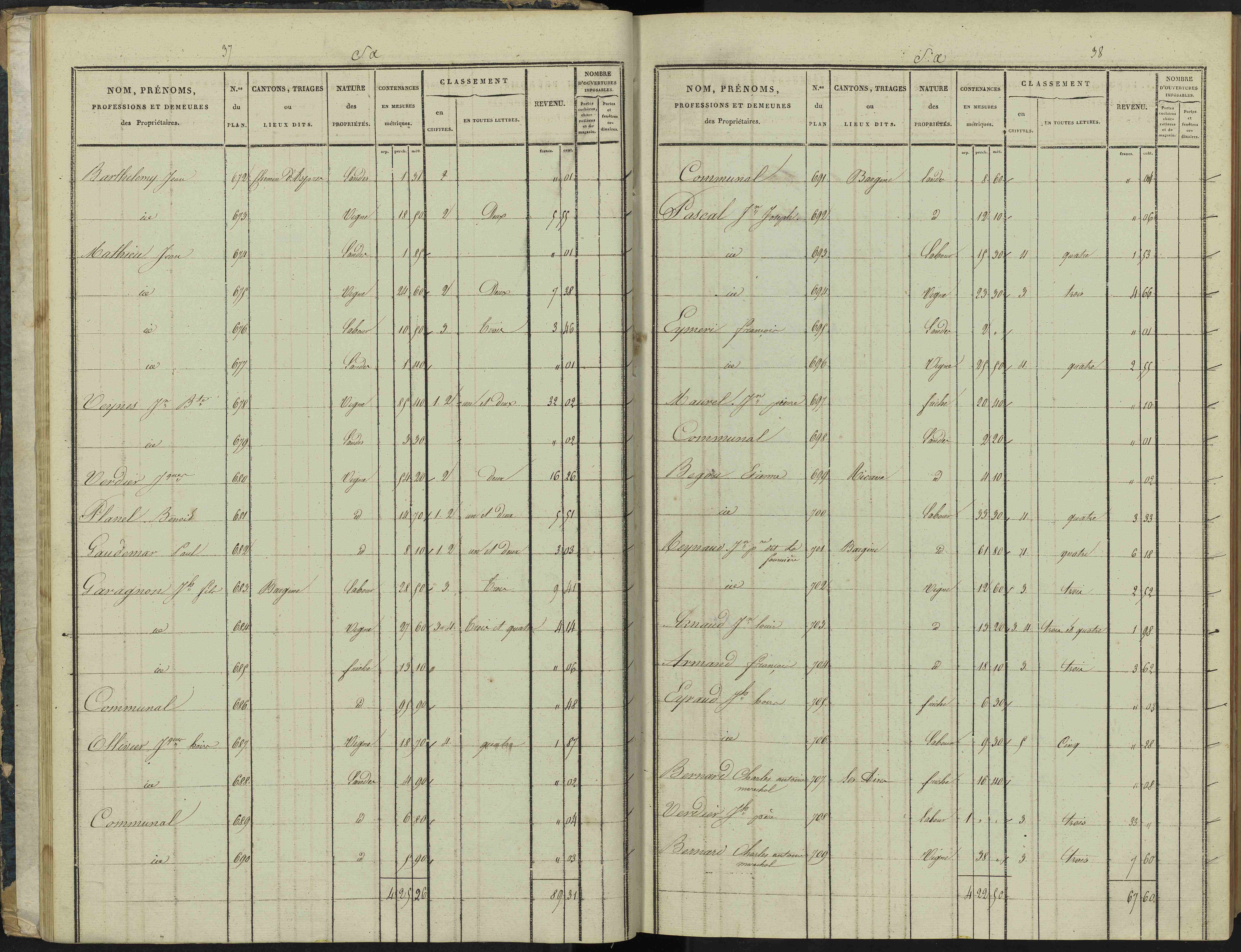 Aspremont - 3 P 166/1 - 3 P 166/1 - Section A