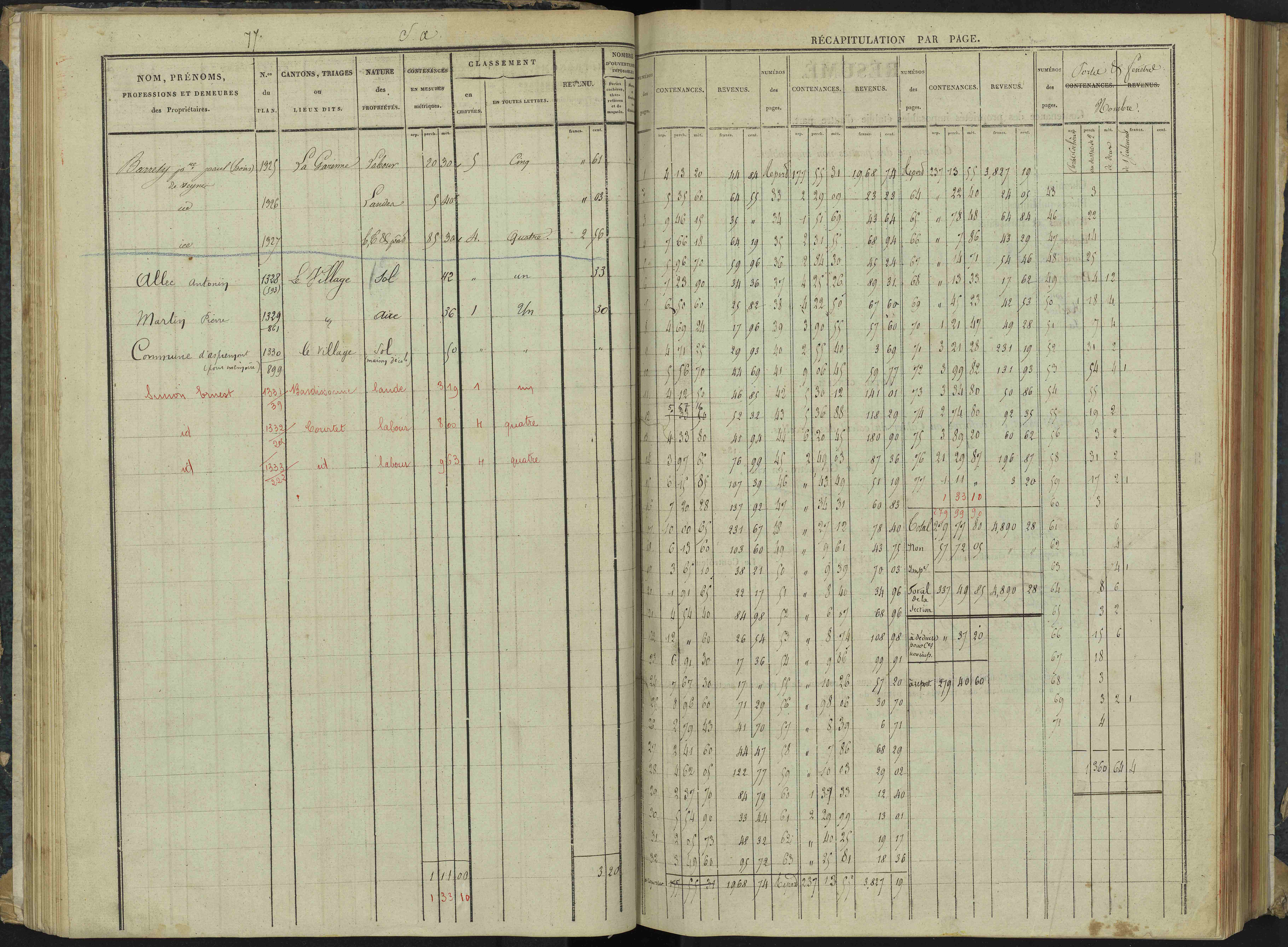 Aspremont - 3 P 166/1 - 3 P 166/1 - Section A