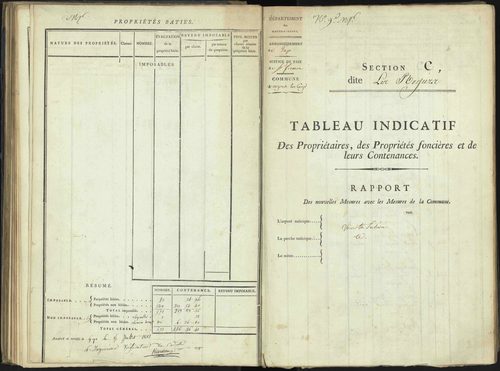 Aspres-lès-Corps - 3 P 176/3 - 3 P 176/3 - Section C 