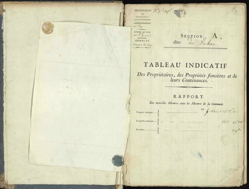 Aspres-lès-Corps - 3 P 176/1 - 3 P 176/1 - Section A 