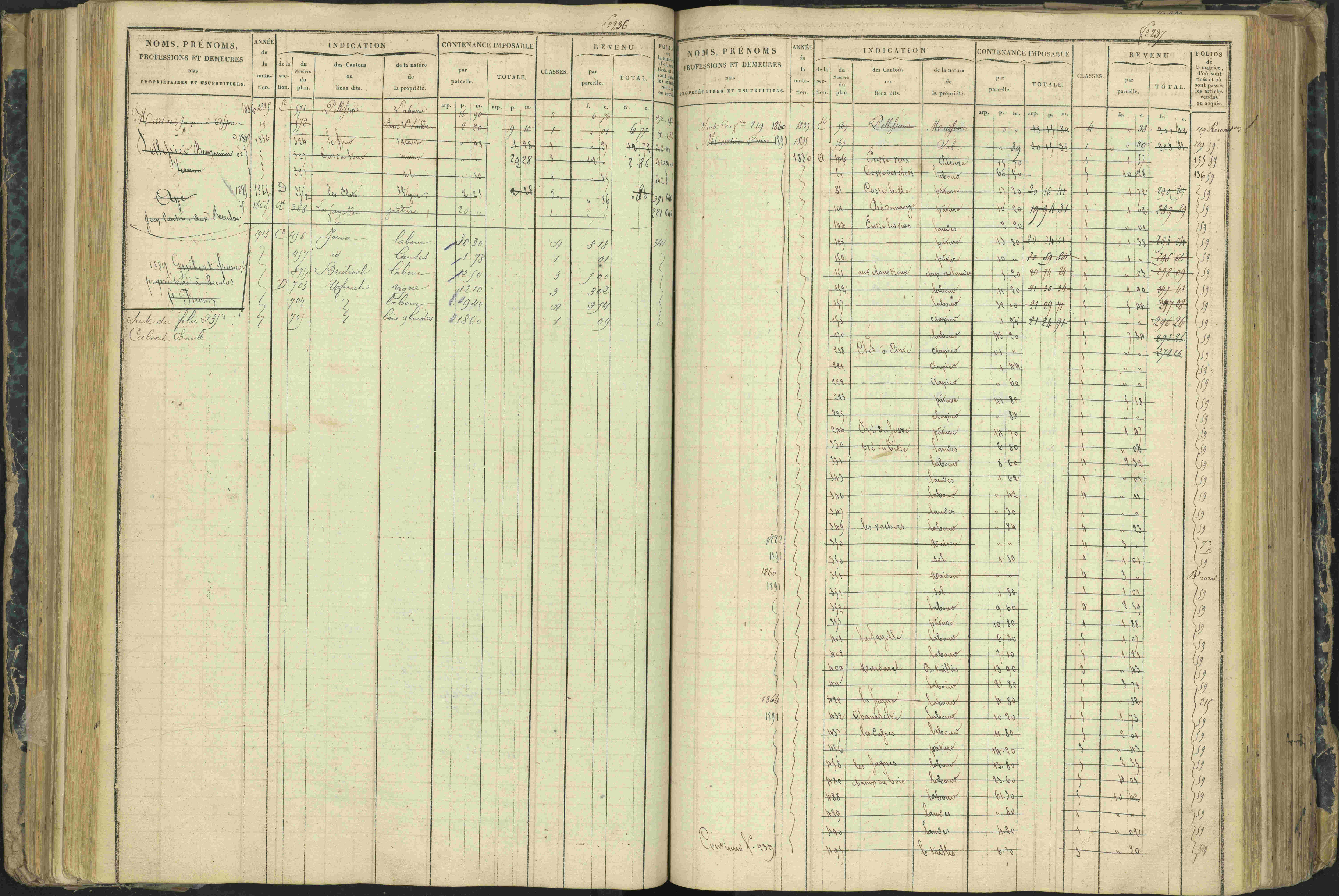 Aspres-lès-Corps - 3 P 177/2 - 3 P 177/2 - Matrice, folios 1-487.