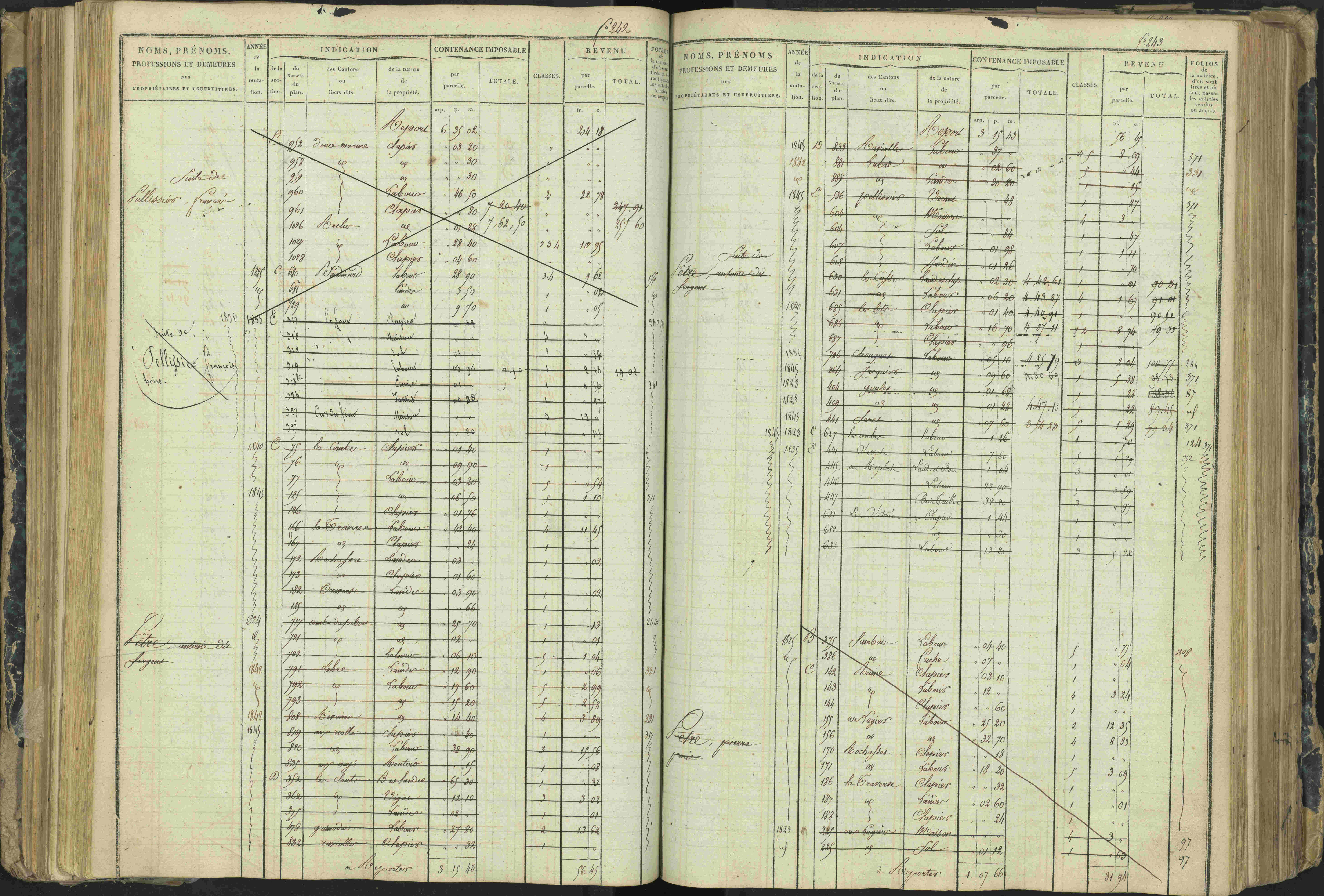 Aspres-lès-Corps - 3 P 177/2 - 3 P 177/2 - Matrice, folios 1-487.