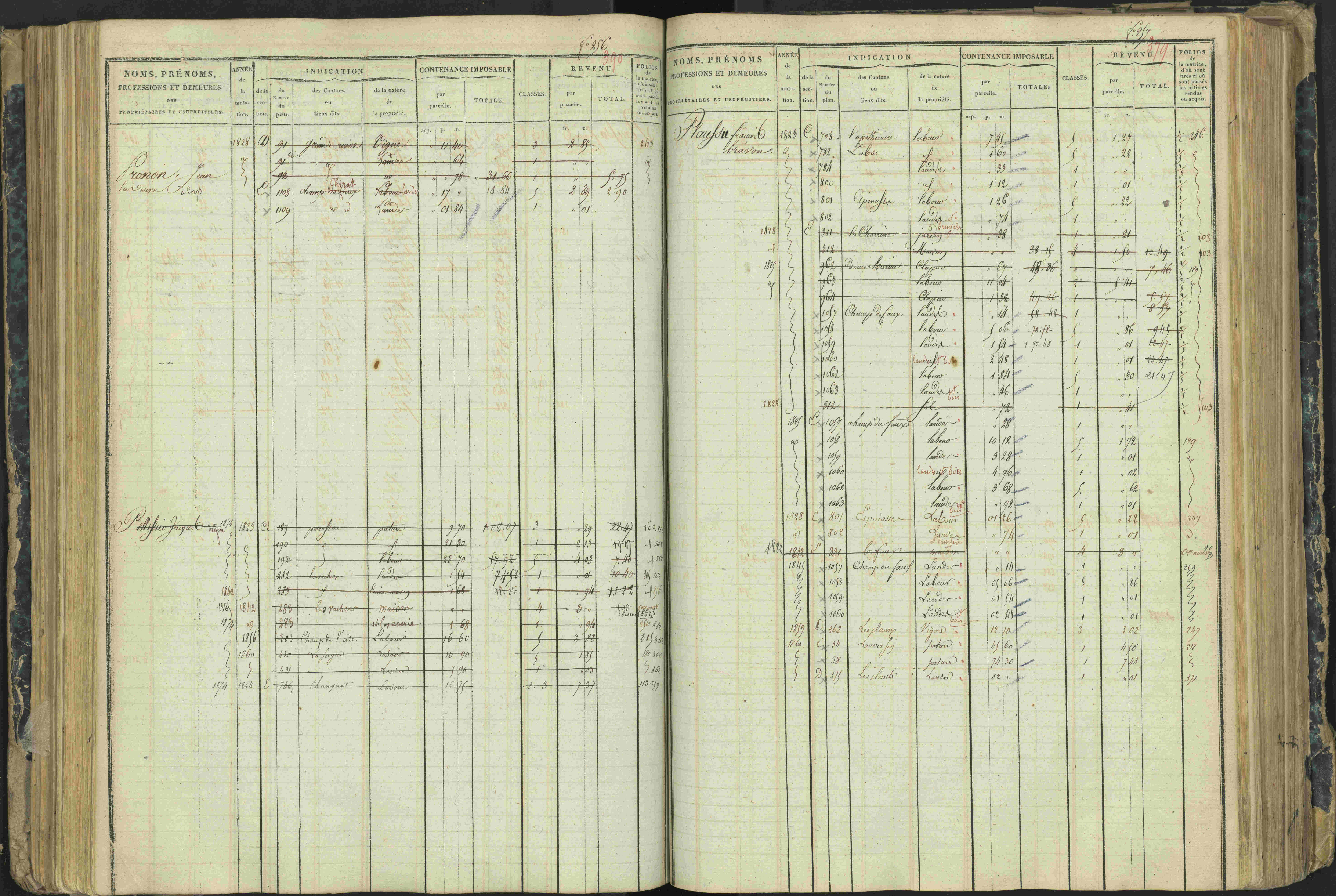 Aspres-lès-Corps - 3 P 177/2 - 3 P 177/2 - Matrice, folios 1-487.