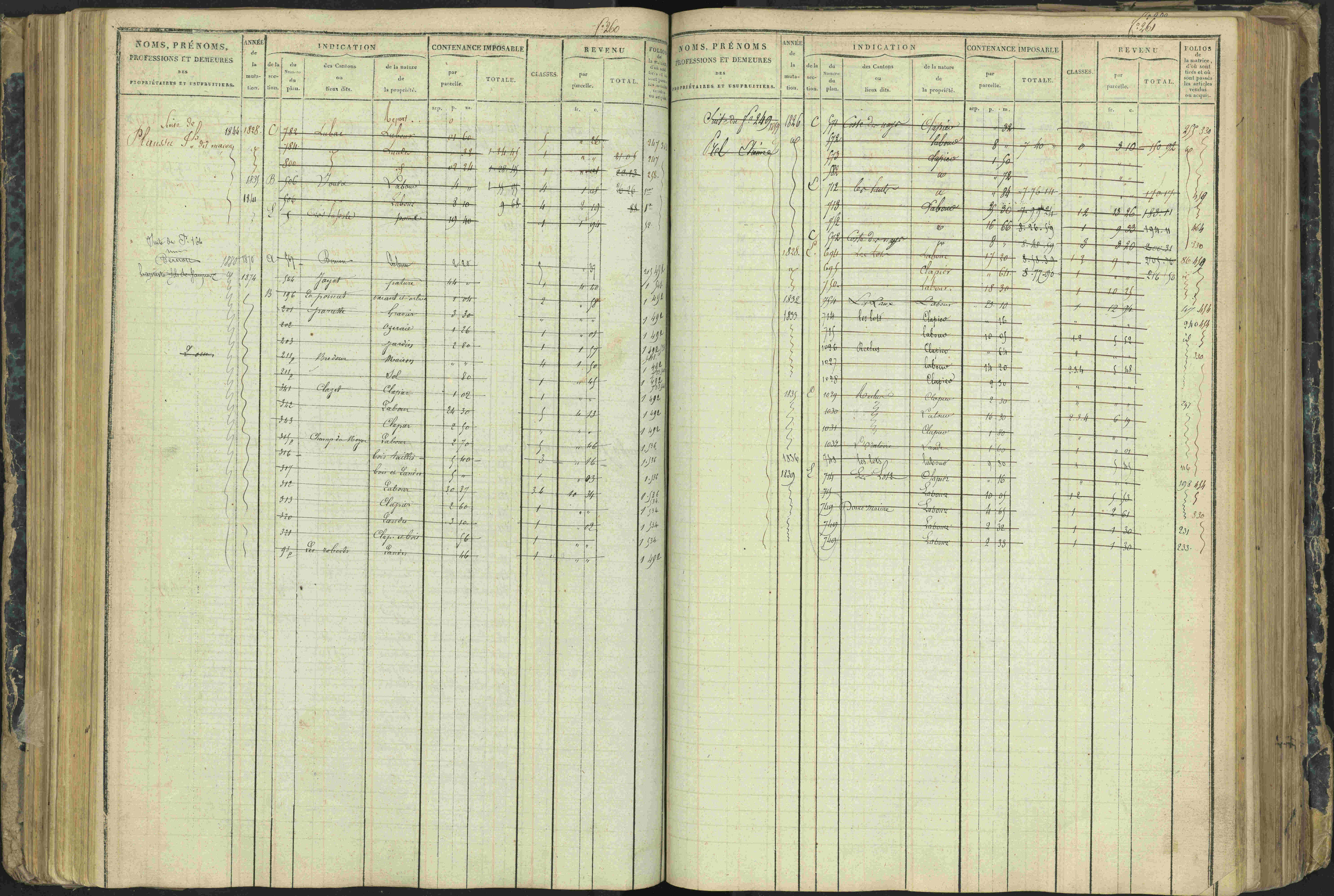Aspres-lès-Corps - 3 P 177/2 - 3 P 177/2 - Matrice, folios 1-487.
