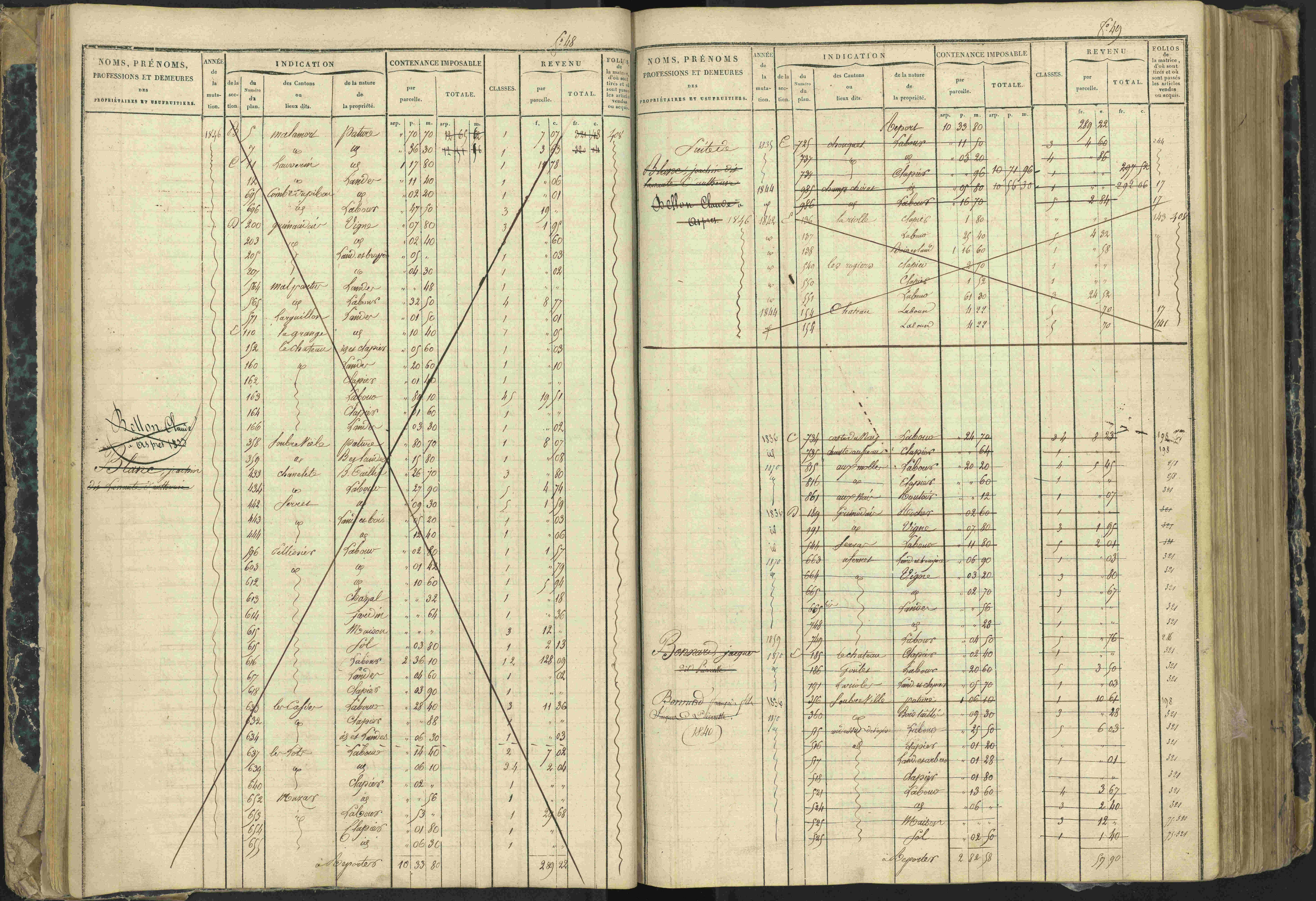 Aspres-lès-Corps - 3 P 177/2 - 3 P 177/2 - Matrice, folios 1-487.