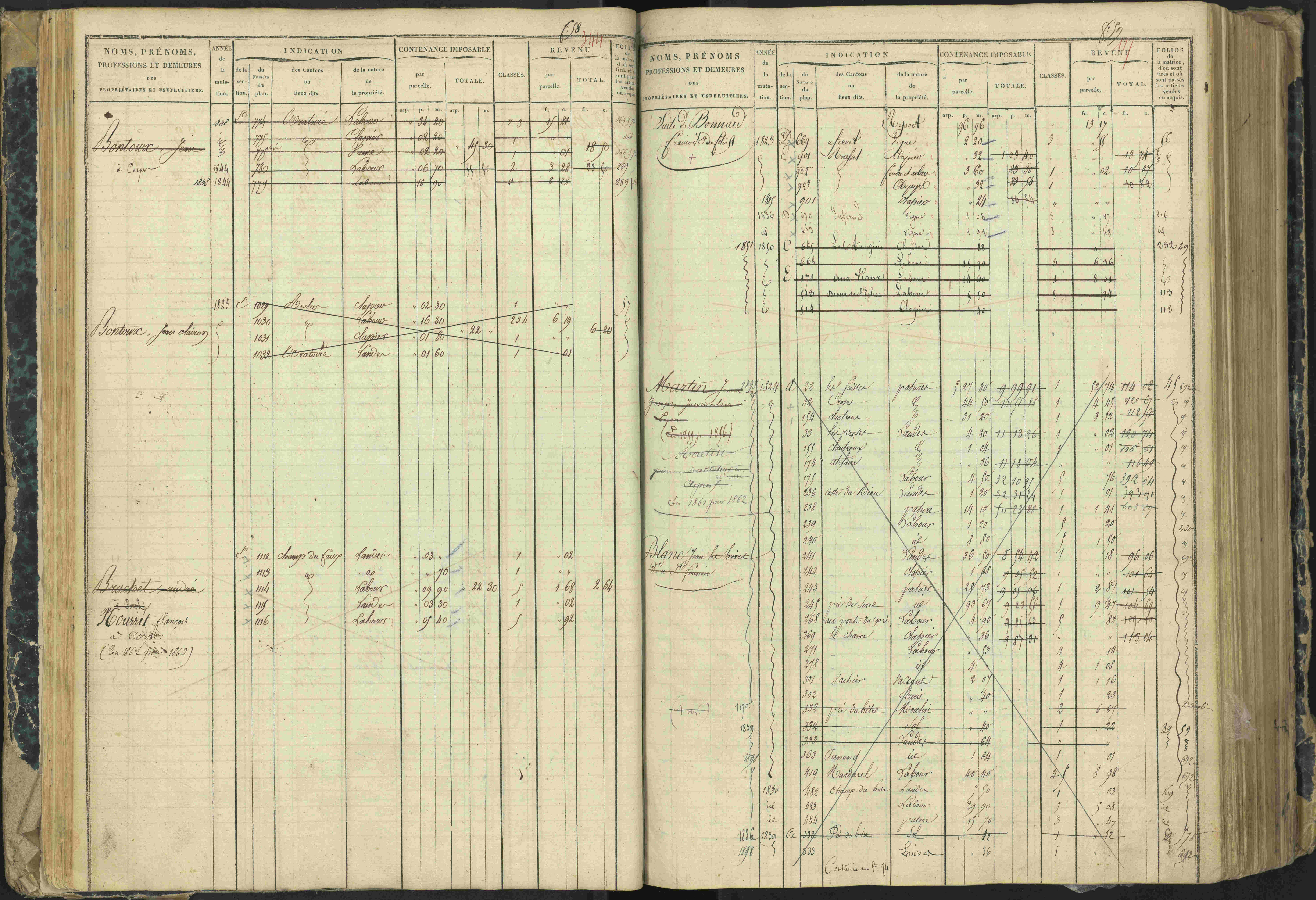 Aspres-lès-Corps - 3 P 177/2 - 3 P 177/2 - Matrice, folios 1-487.