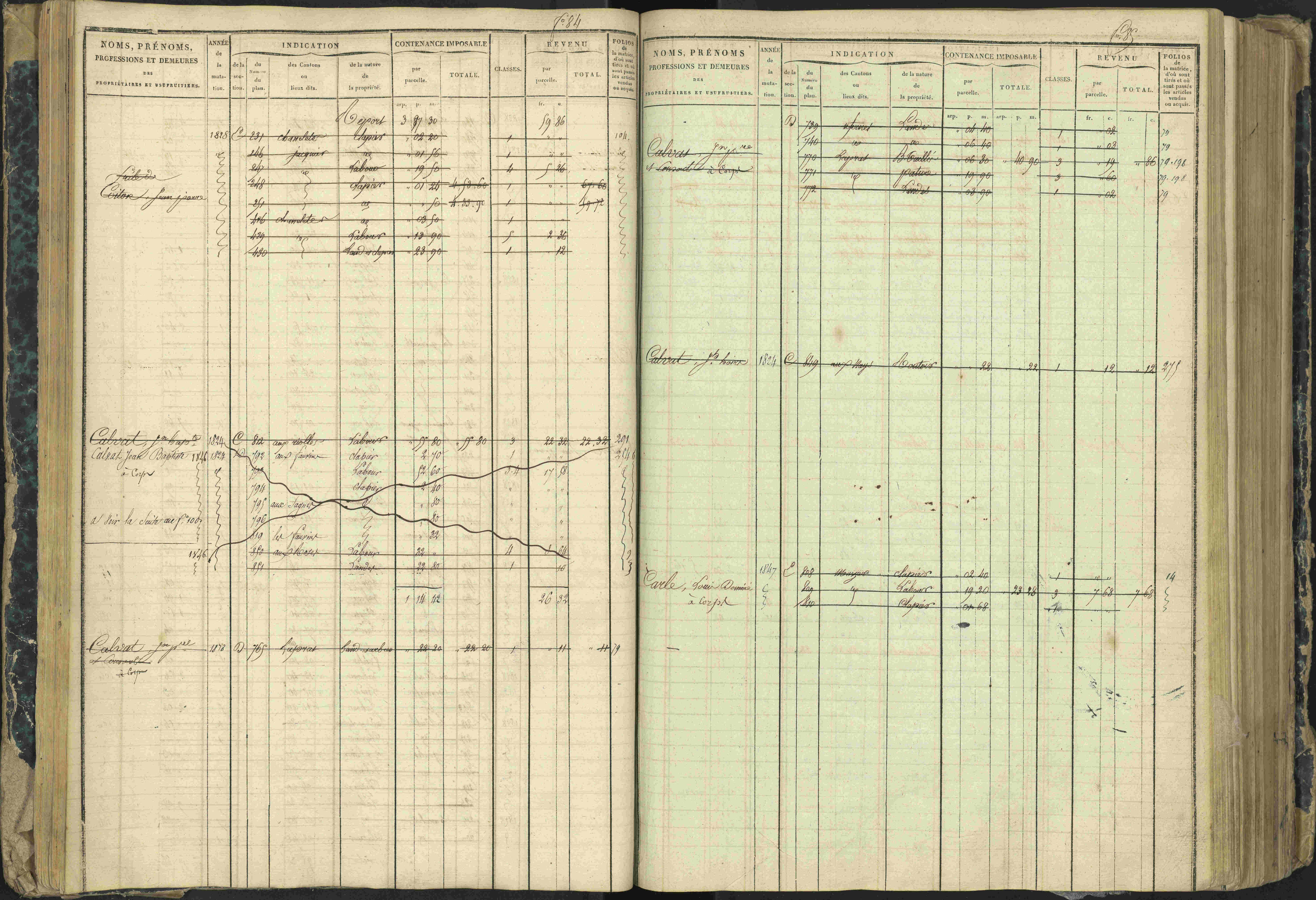 Aspres-lès-Corps - 3 P 177/2 - 3 P 177/2 - Matrice, folios 1-487.