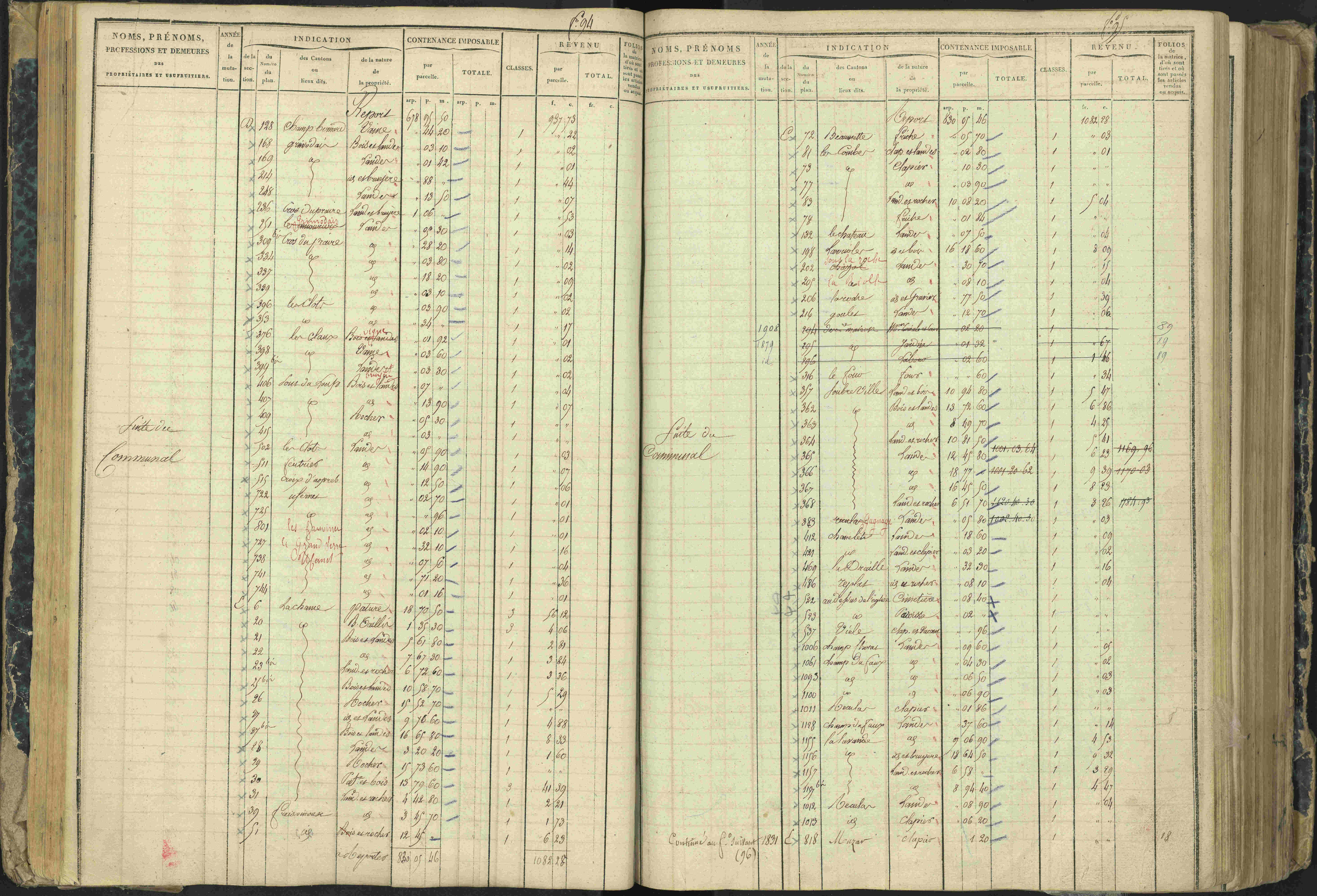 Aspres-lès-Corps - 3 P 177/2 - 3 P 177/2 - Matrice, folios 1-487.