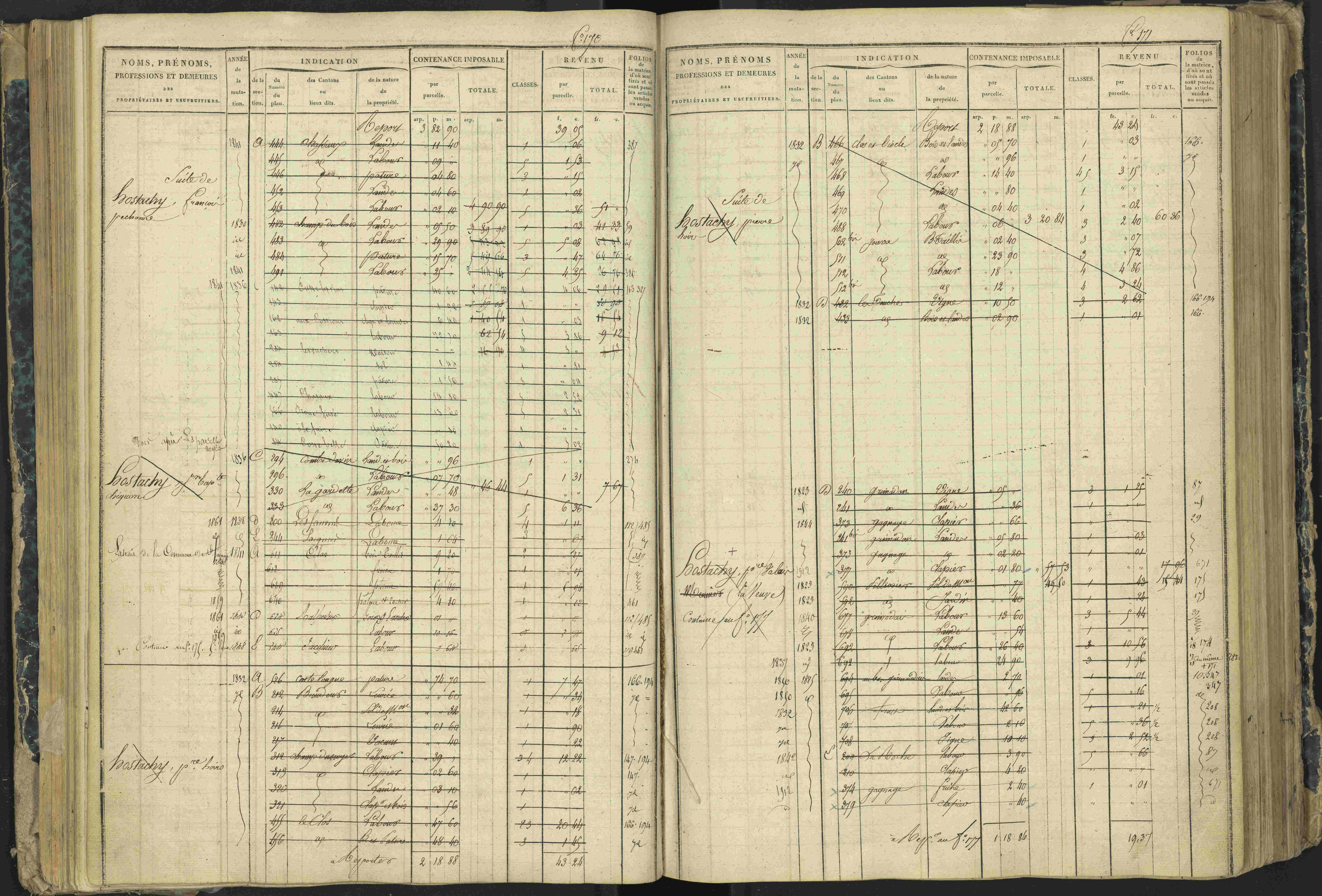 Aspres-lès-Corps - 3 P 177/2 - 3 P 177/2 - Matrice, folios 1-487.
