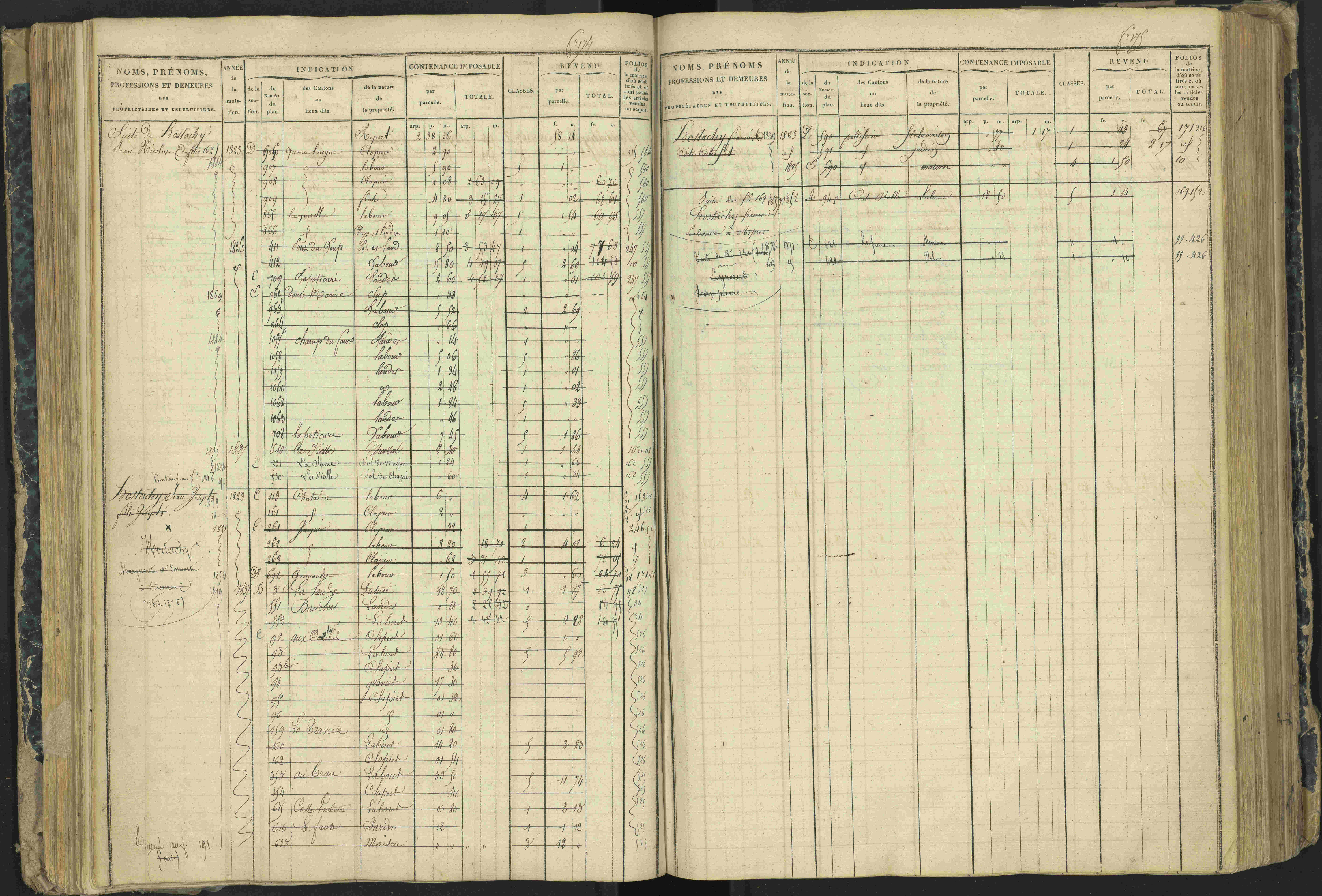 Aspres-lès-Corps - 3 P 177/2 - 3 P 177/2 - Matrice, folios 1-487.