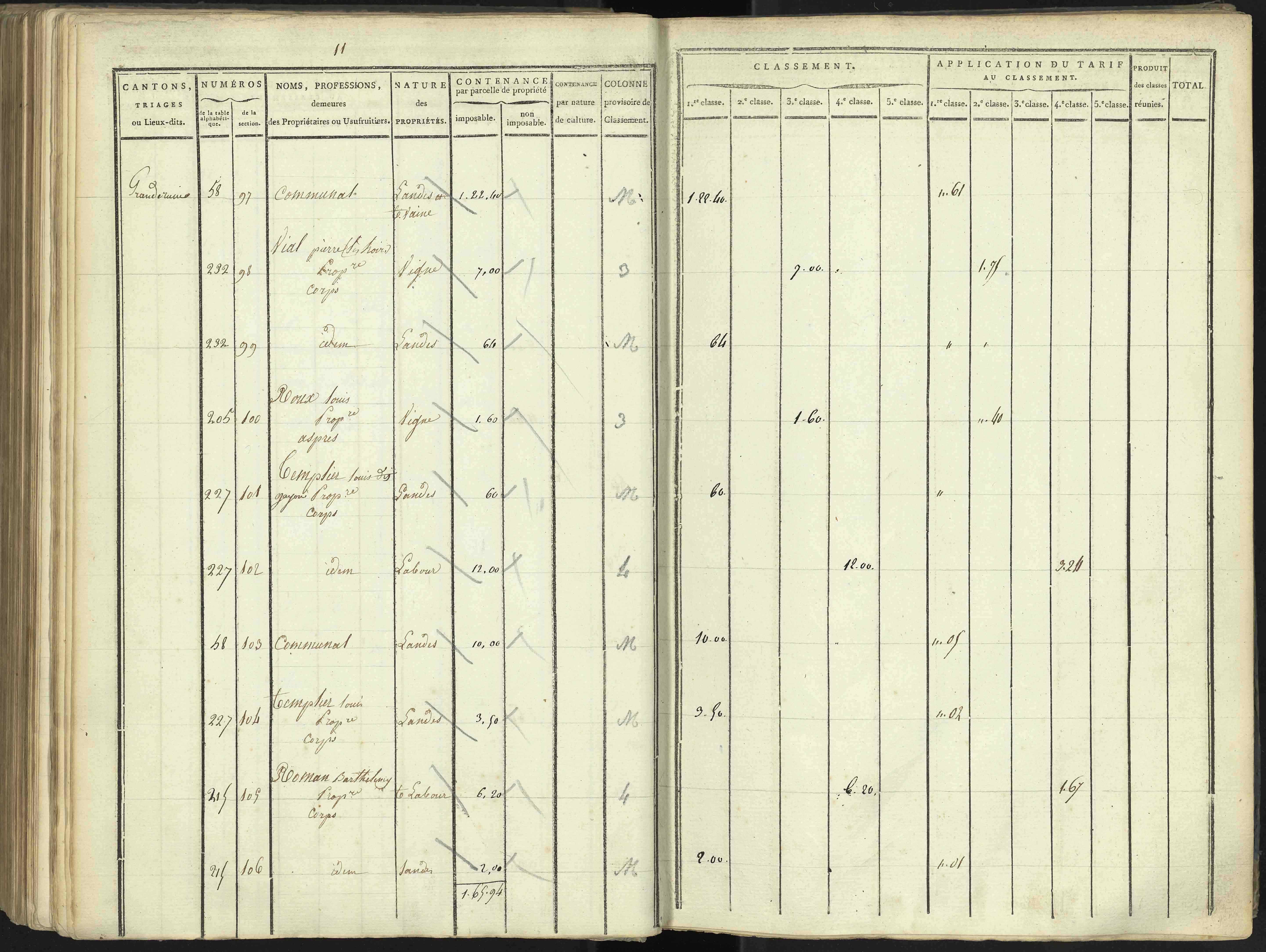 Aspres-lès-Corps - 3 P 176/4 - 3 P 176/4 - Section D