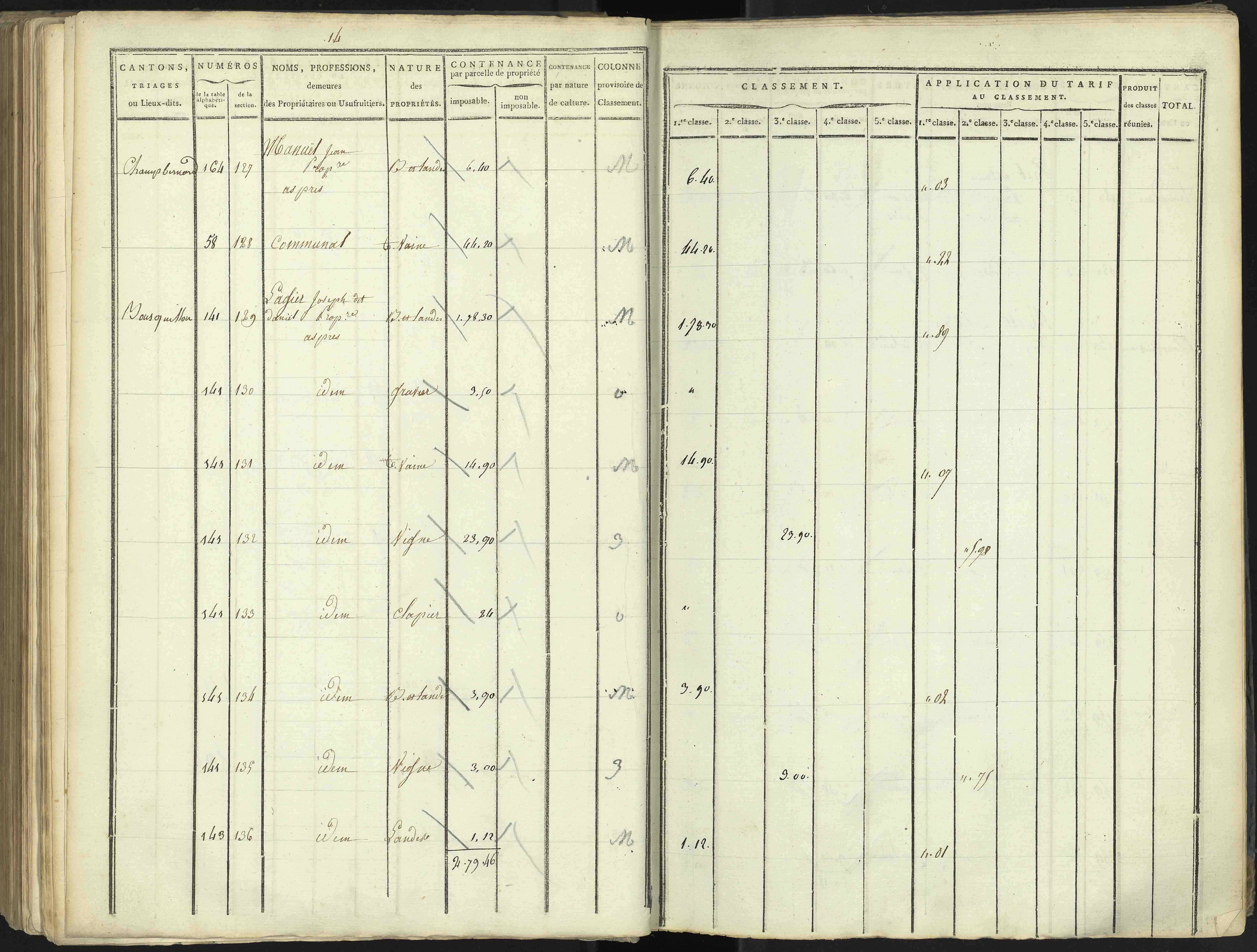 Aspres-lès-Corps - 3 P 176/4 - 3 P 176/4 - Section D