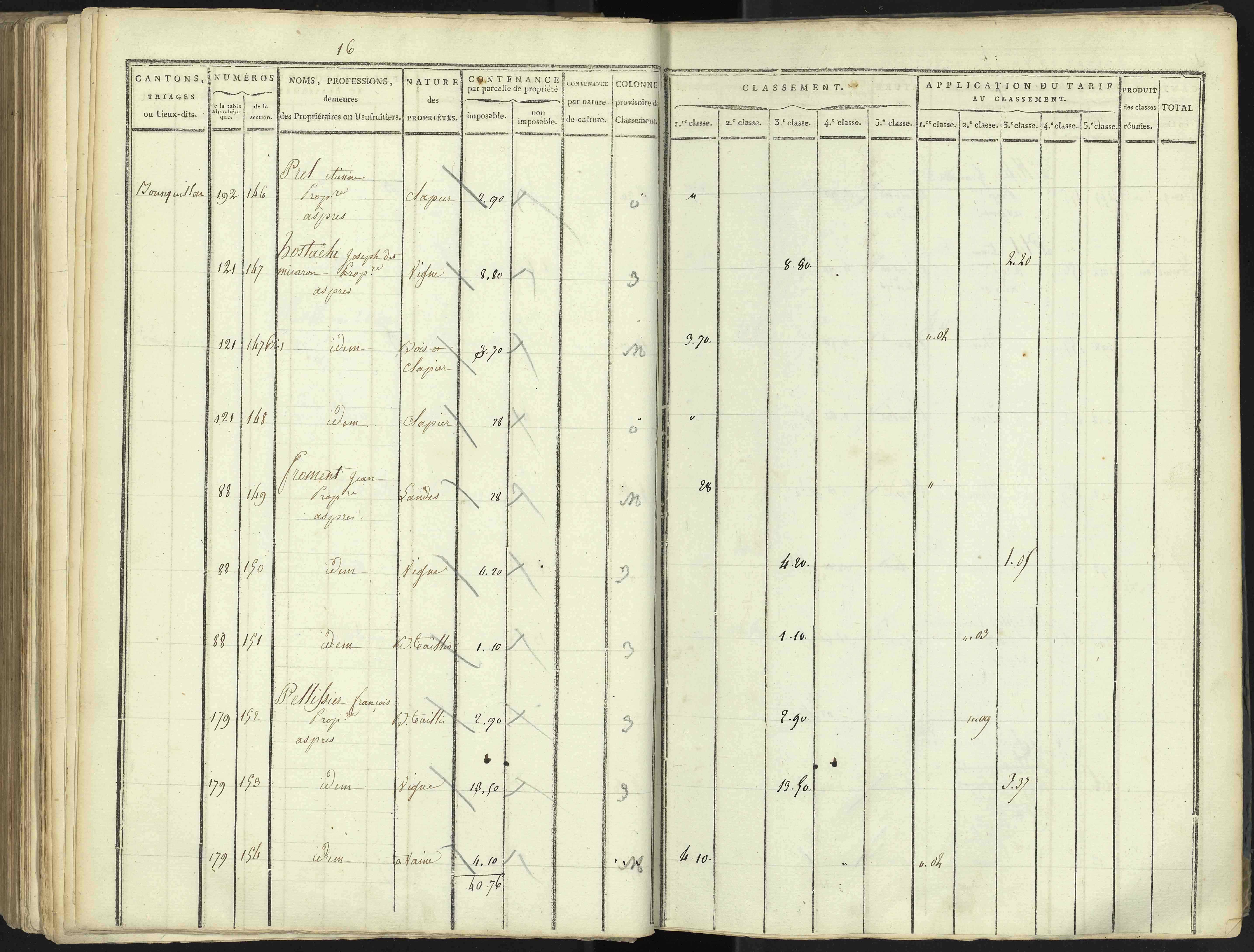 Aspres-lès-Corps - 3 P 176/4 - 3 P 176/4 - Section D