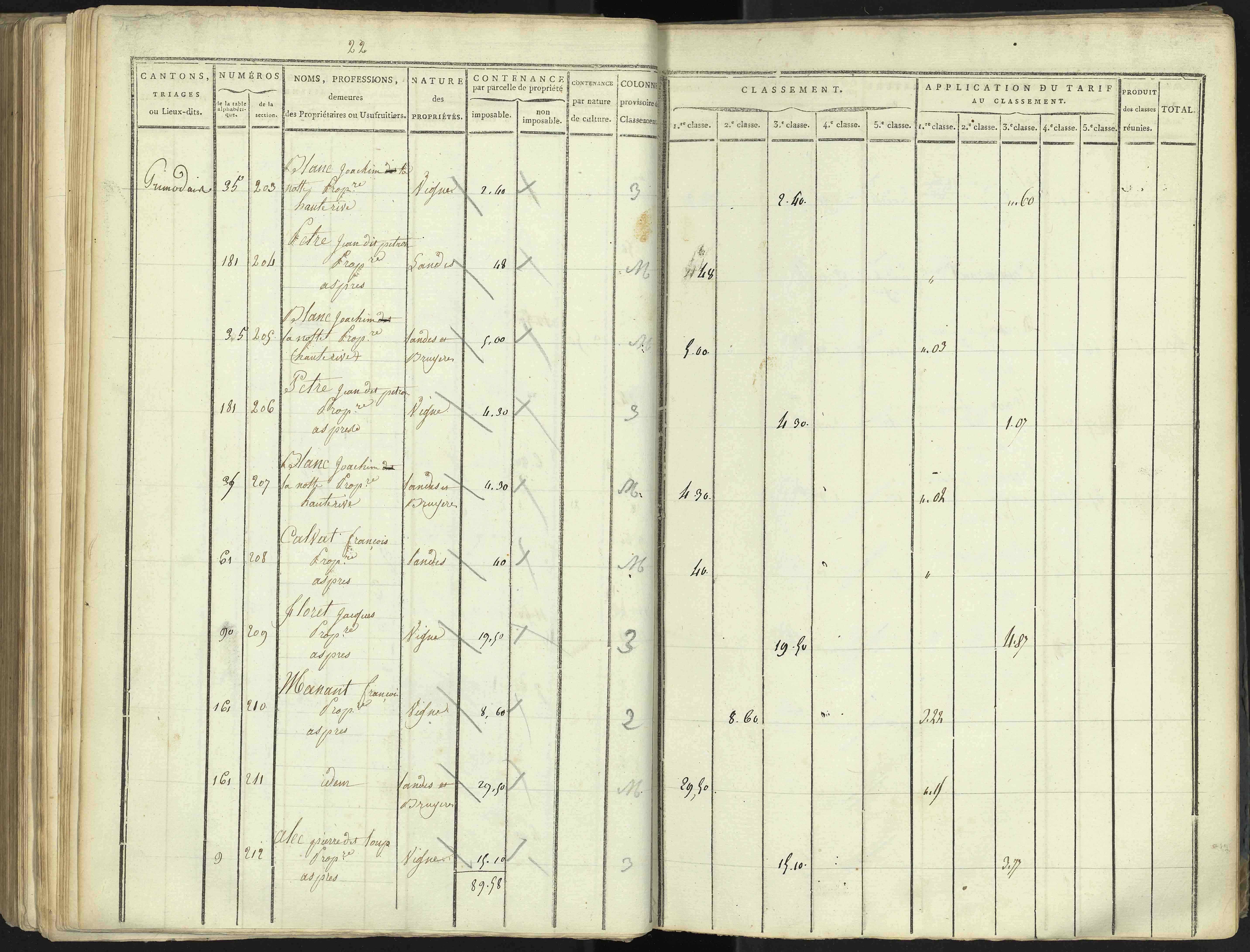 Aspres-lès-Corps - 3 P 176/4 - 3 P 176/4 - Section D