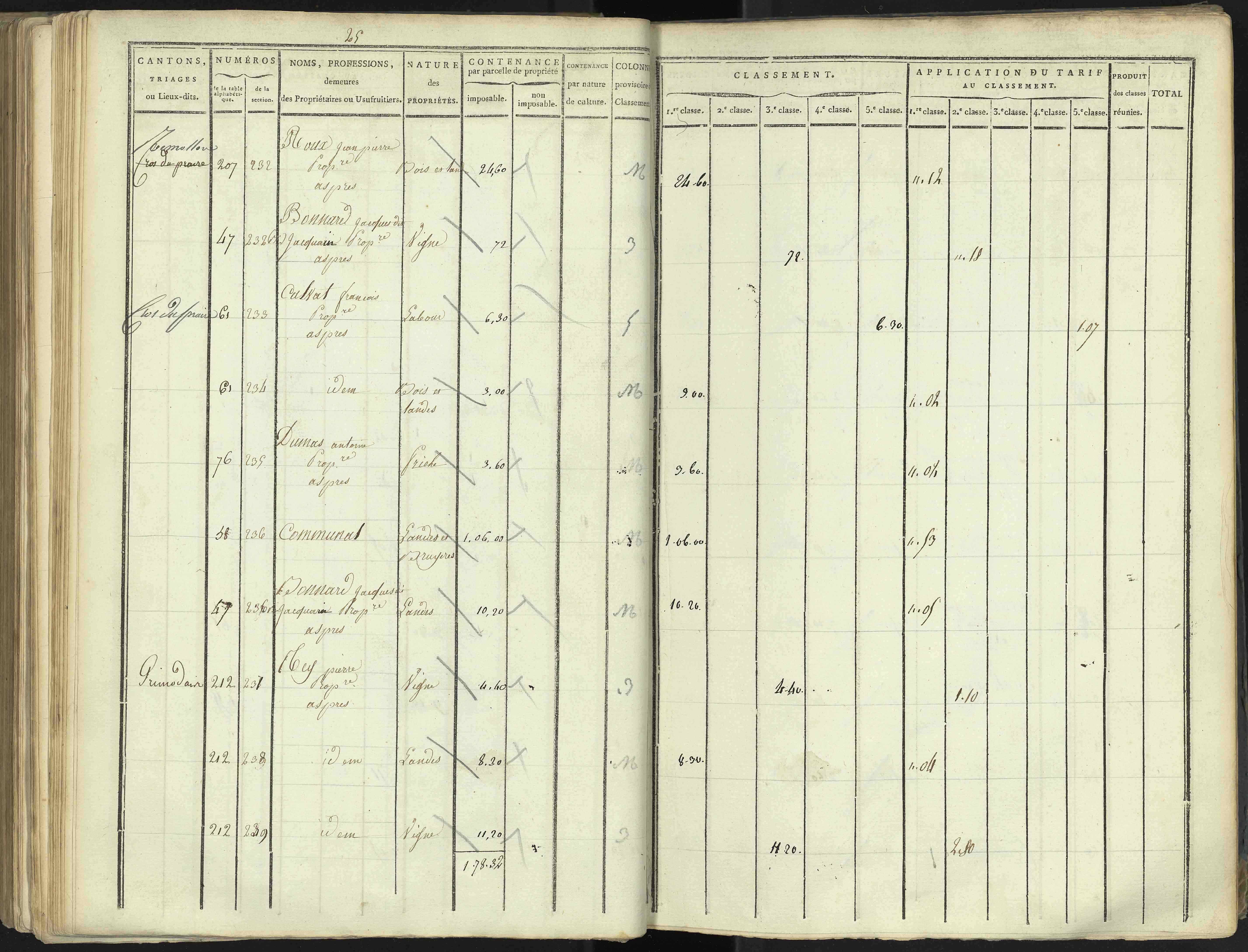 Aspres-lès-Corps - 3 P 176/4 - 3 P 176/4 - Section D
