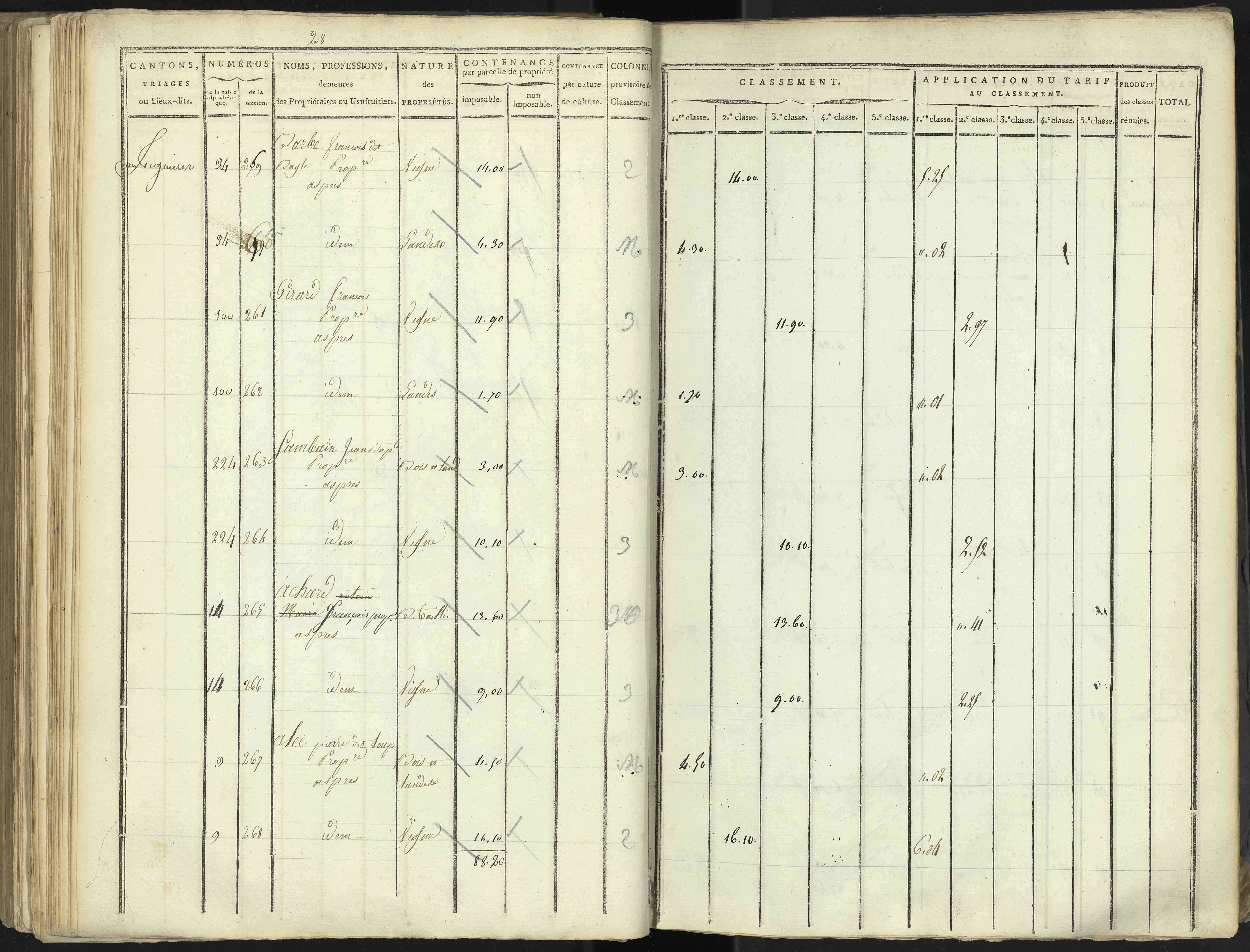 Aspres-lès-Corps - 3 P 176/4 - 3 P 176/4 - Section D