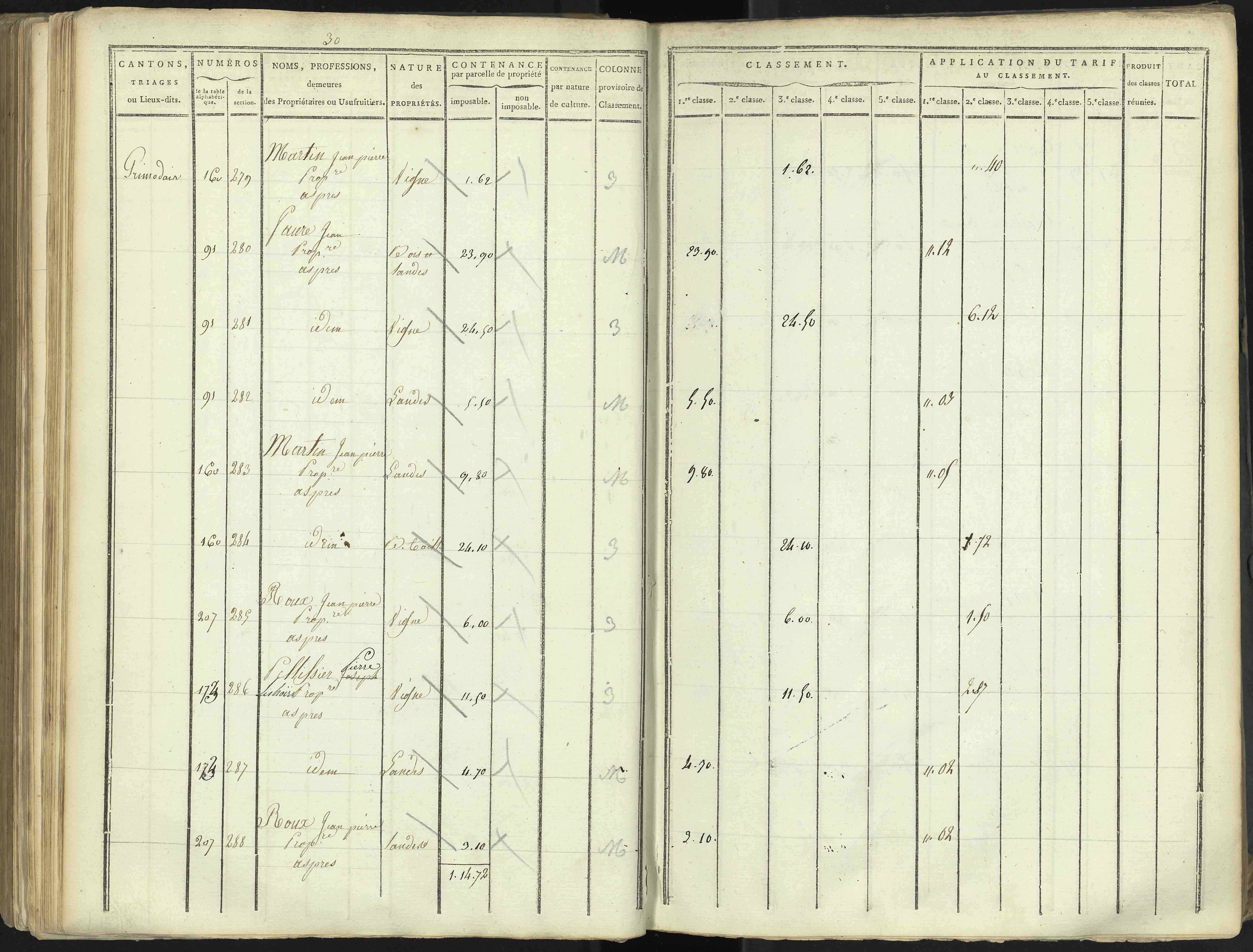 Aspres-lès-Corps - 3 P 176/4 - 3 P 176/4 - Section D