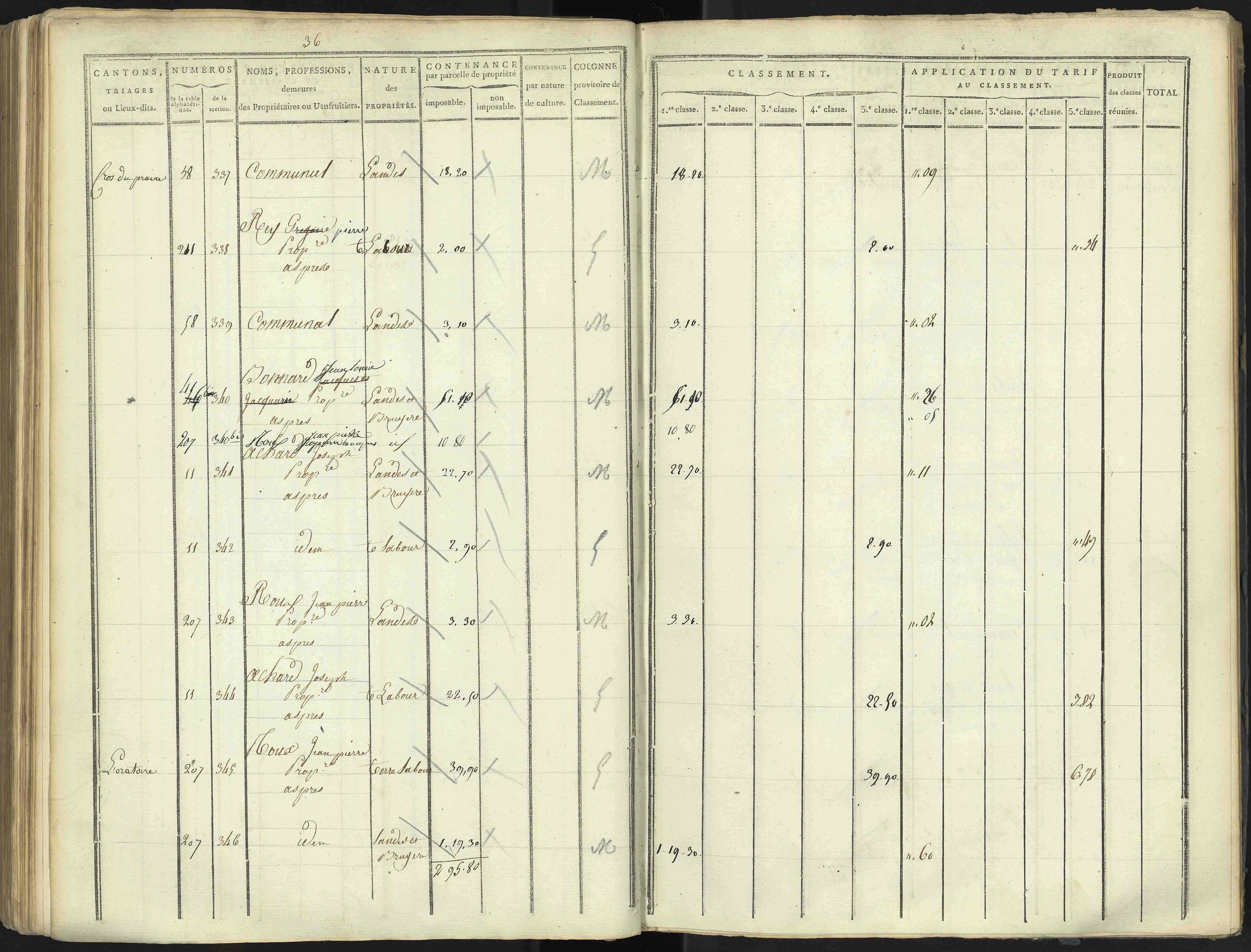 Aspres-lès-Corps - 3 P 176/4 - 3 P 176/4 - Section D