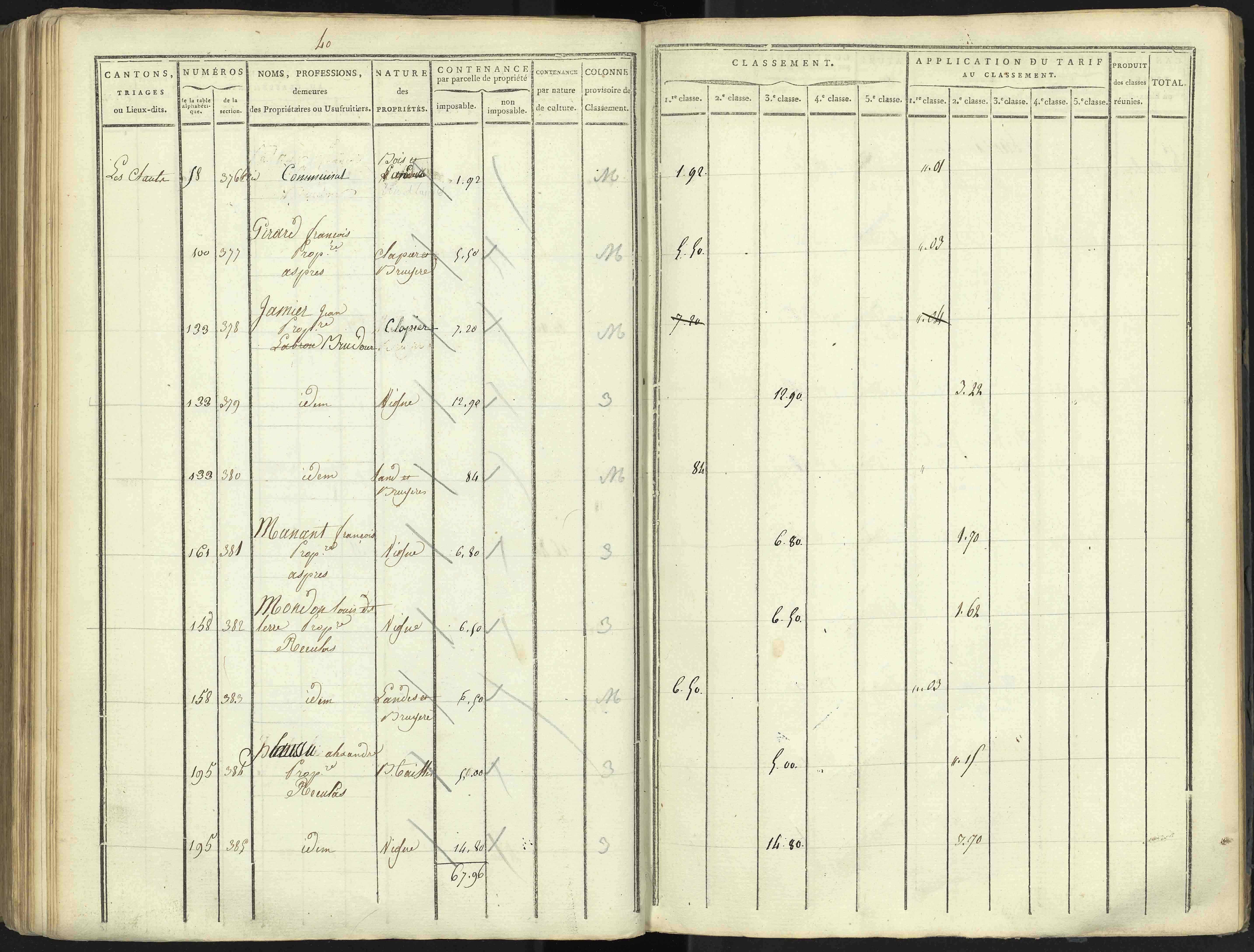 Aspres-lès-Corps - 3 P 176/4 - 3 P 176/4 - Section D