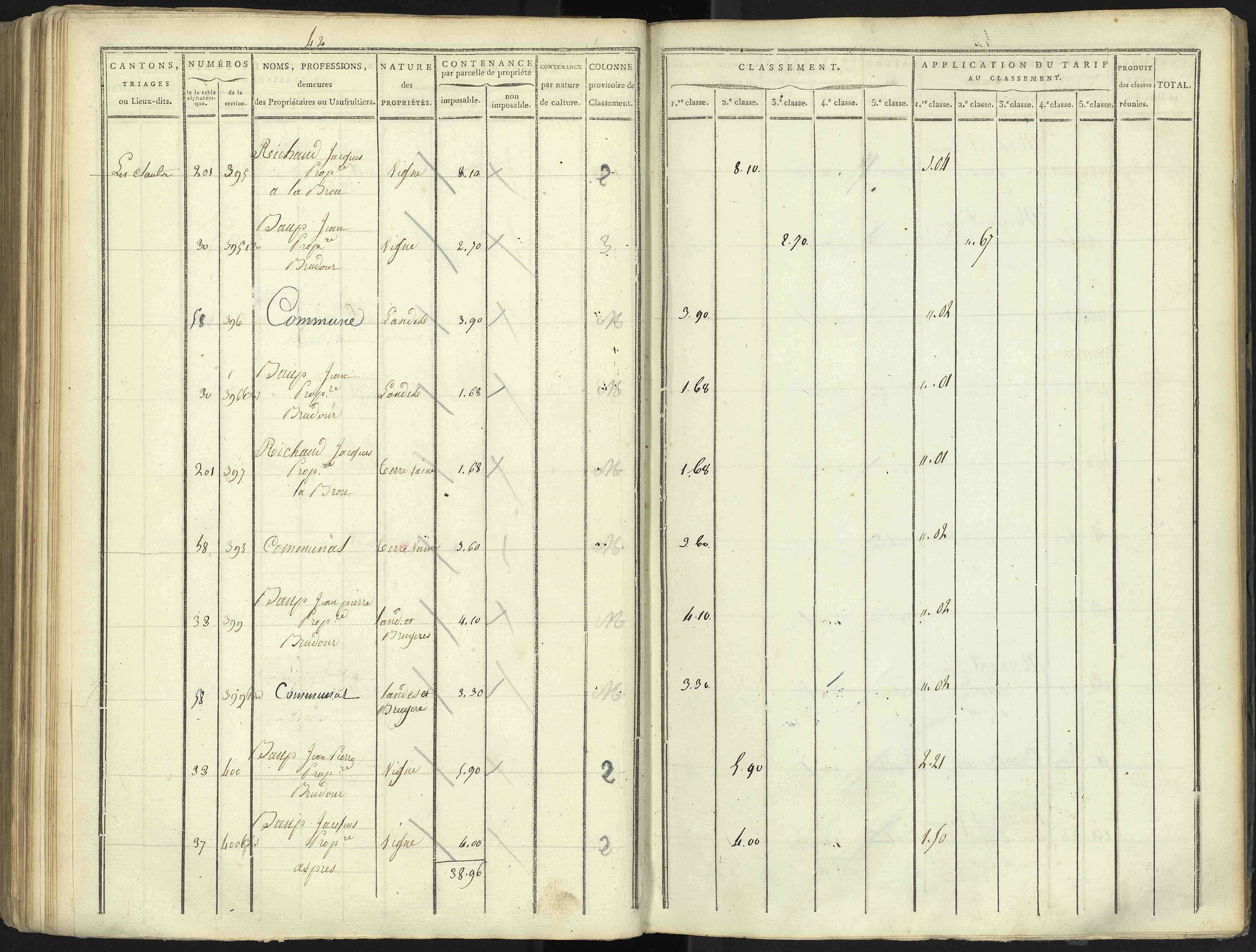 Aspres-lès-Corps - 3 P 176/4 - 3 P 176/4 - Section D