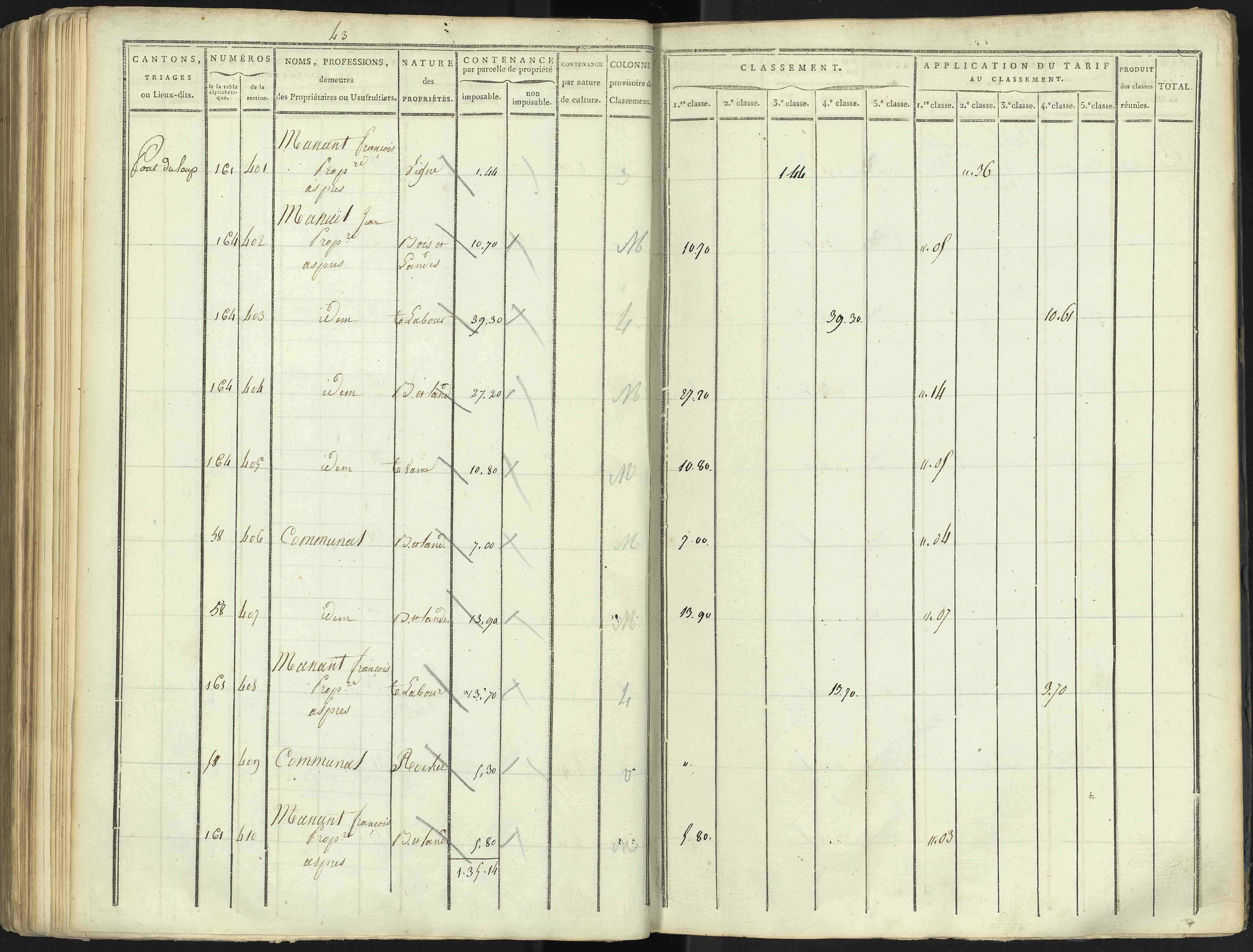 Aspres-lès-Corps - 3 P 176/4 - 3 P 176/4 - Section D