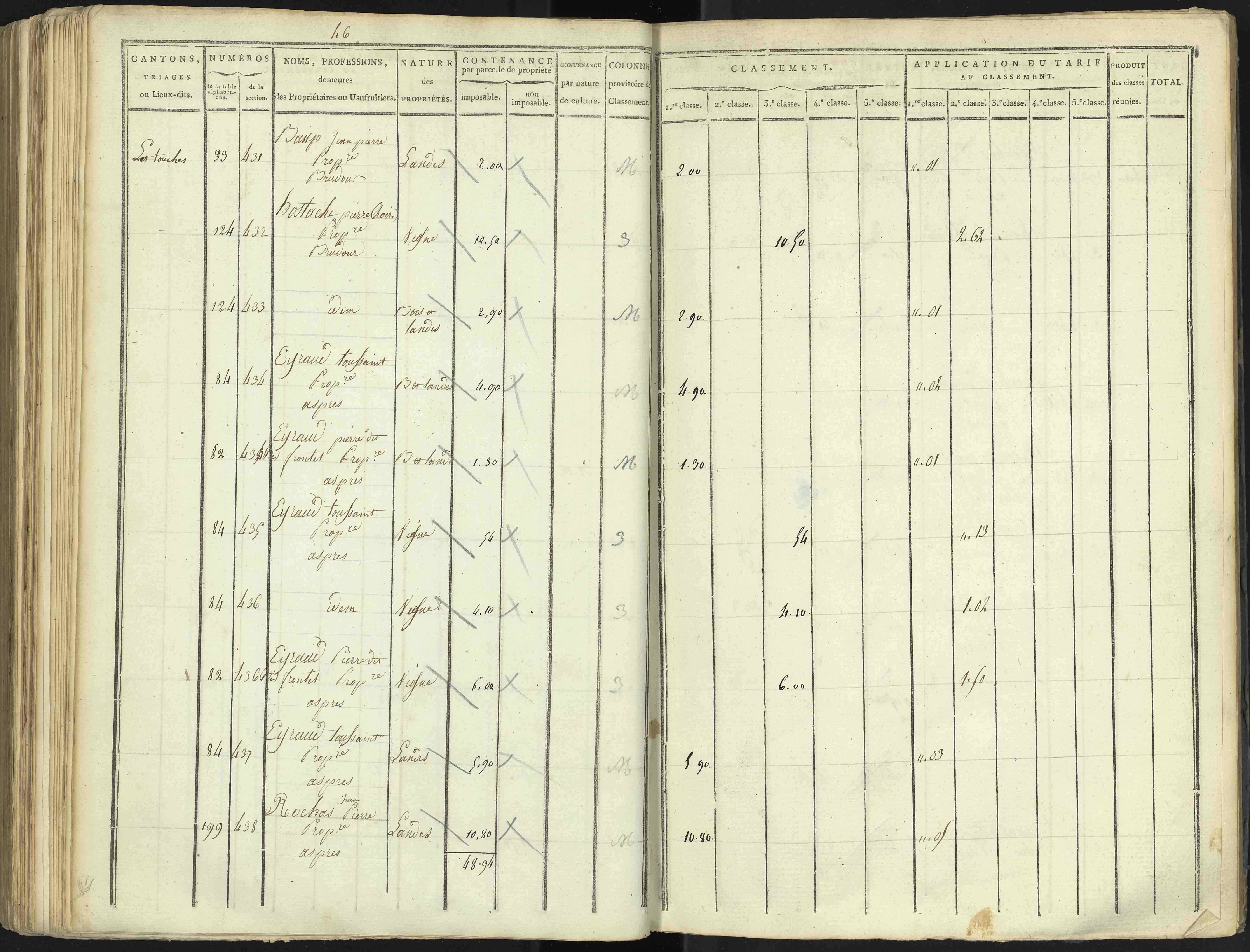 Aspres-lès-Corps - 3 P 176/4 - 3 P 176/4 - Section D