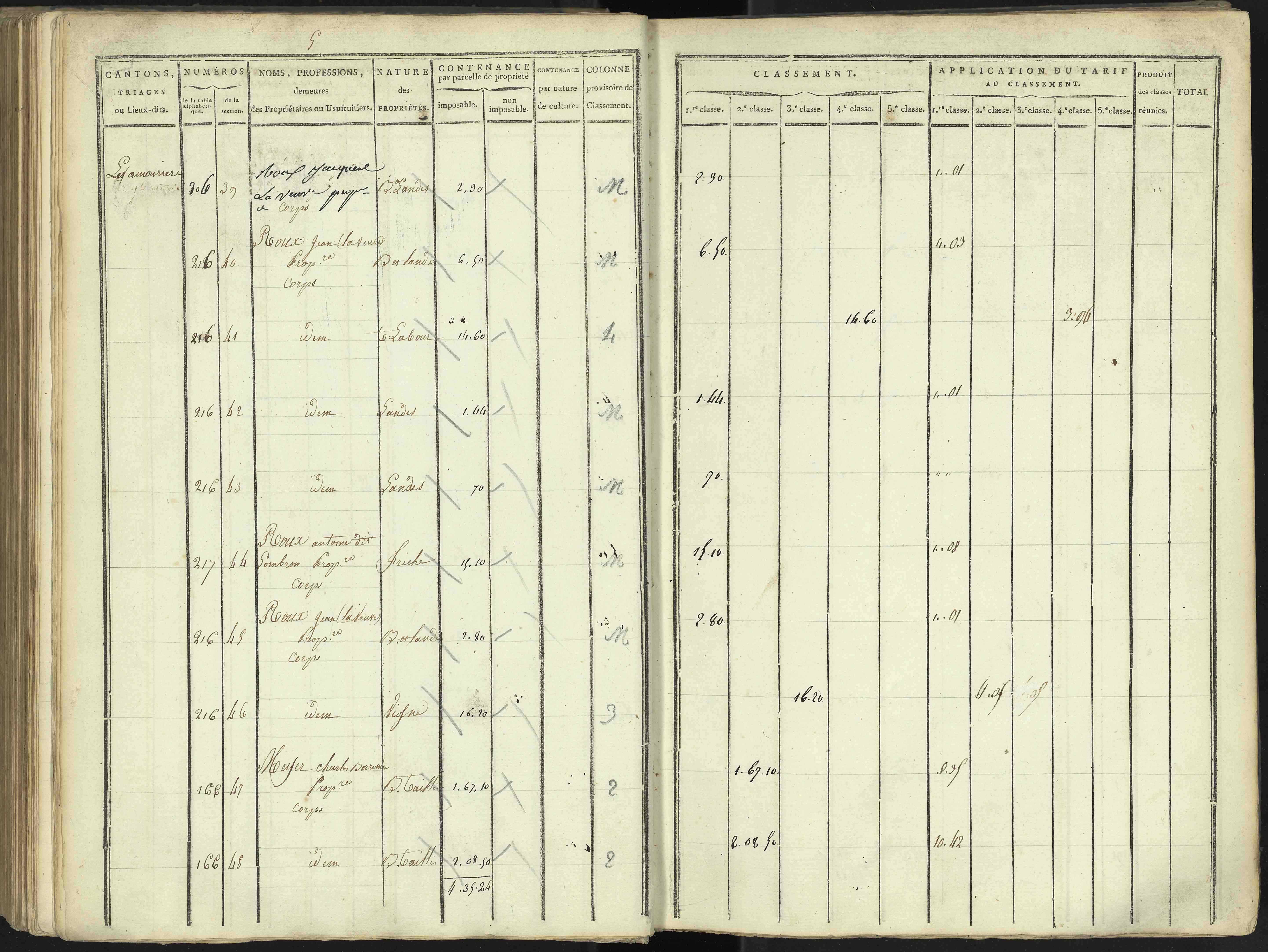 Aspres-lès-Corps - 3 P 176/4 - 3 P 176/4 - Section D