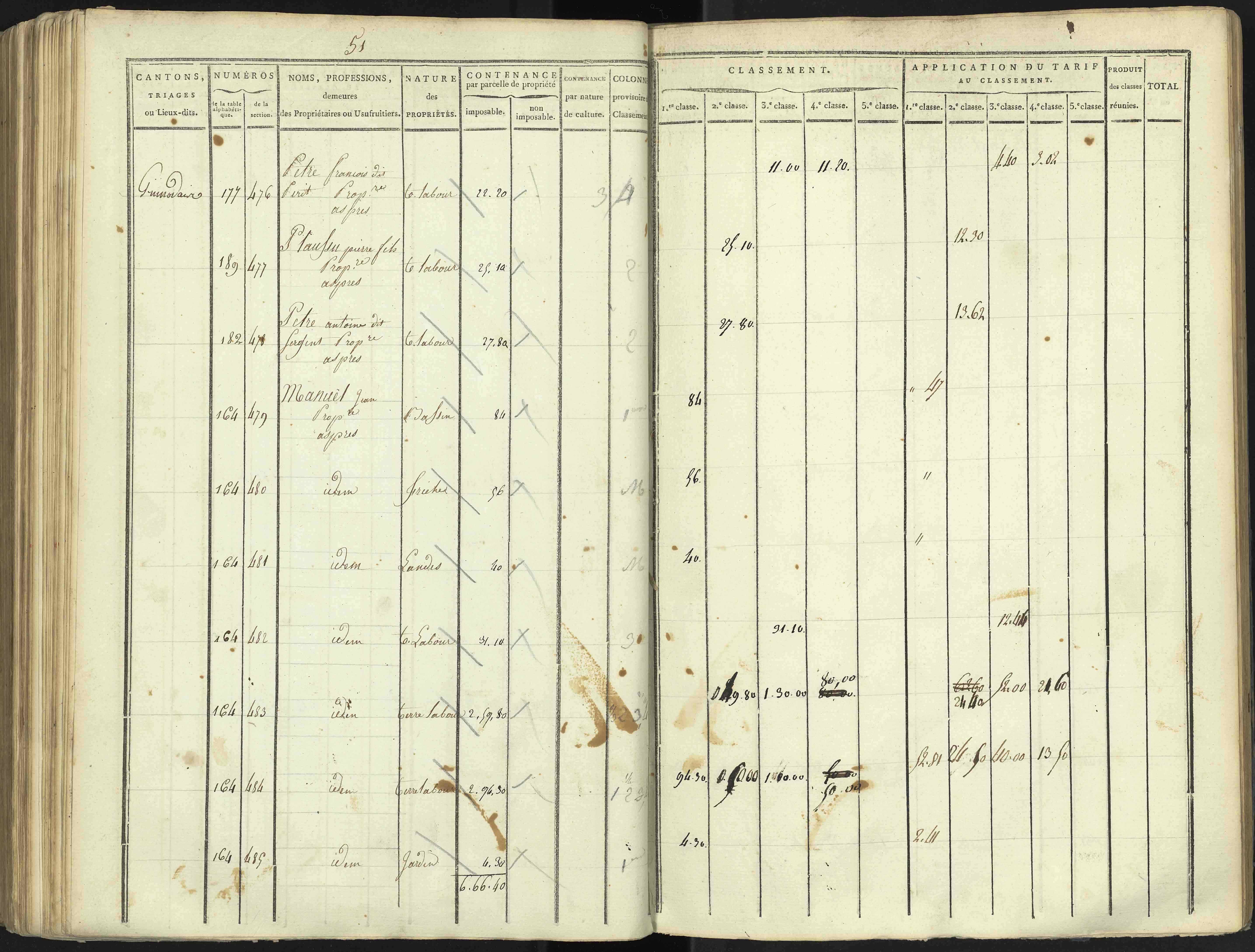 Aspres-lès-Corps - 3 P 176/4 - 3 P 176/4 - Section D