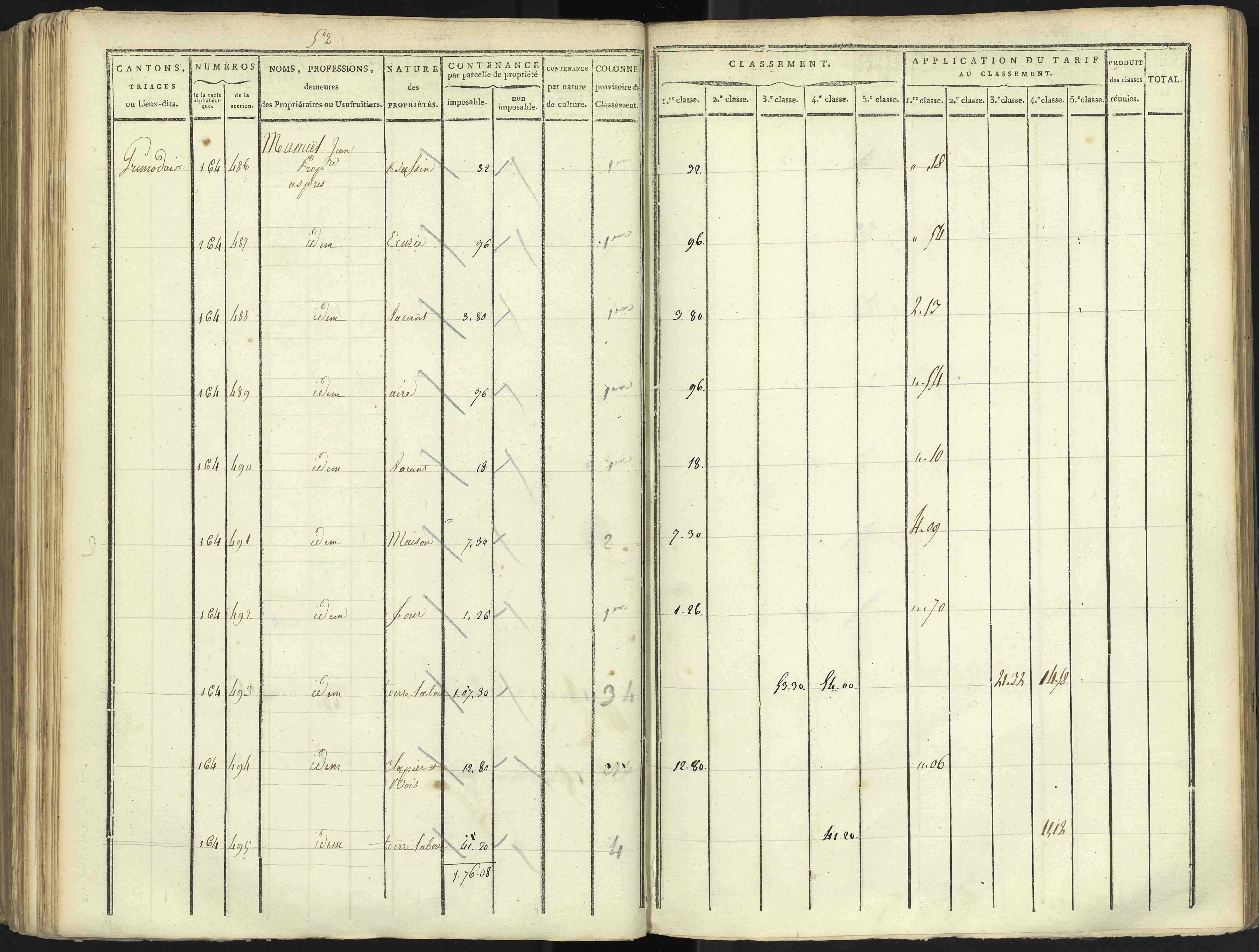 Aspres-lès-Corps - 3 P 176/4 - 3 P 176/4 - Section D