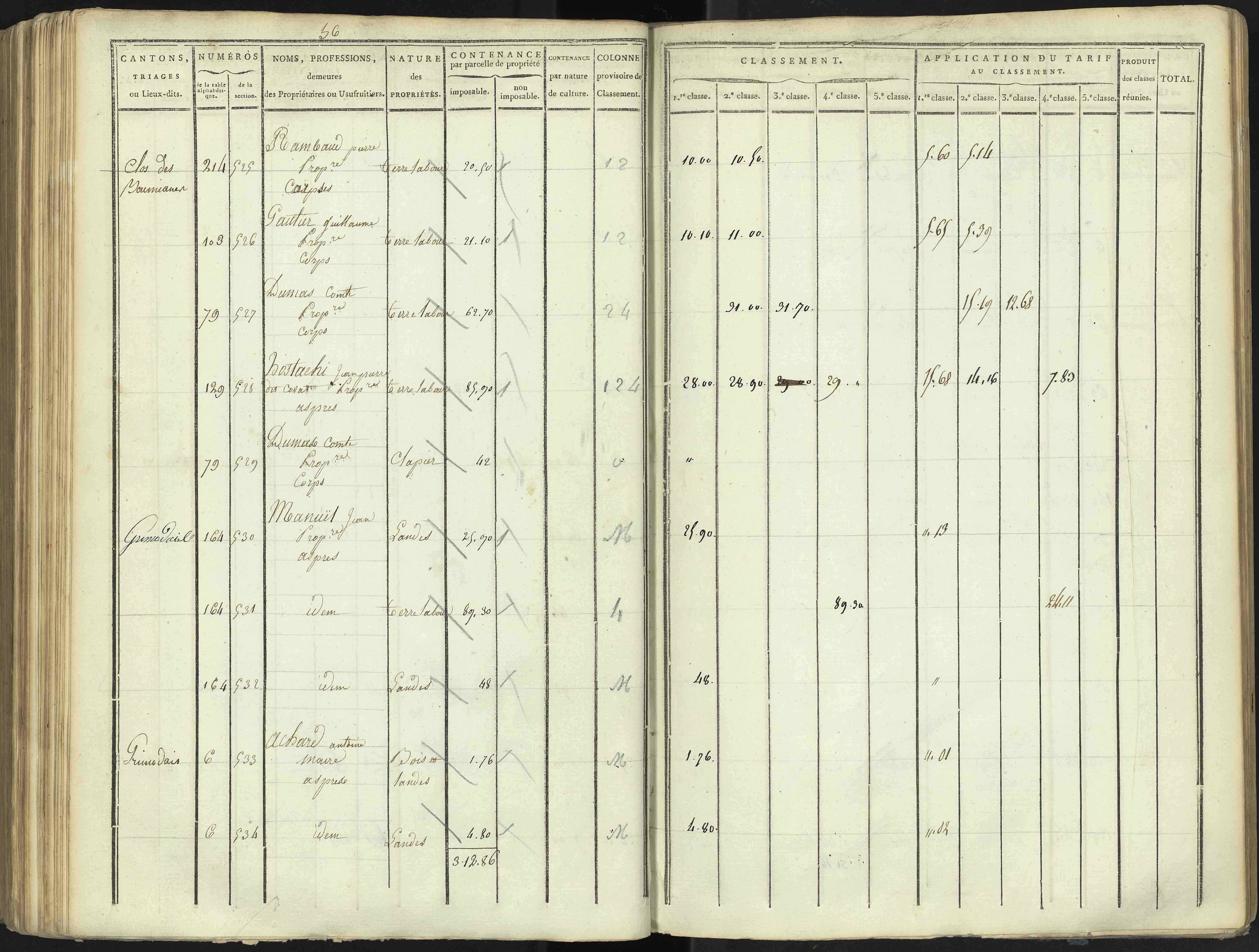 Aspres-lès-Corps - 3 P 176/4 - 3 P 176/4 - Section D