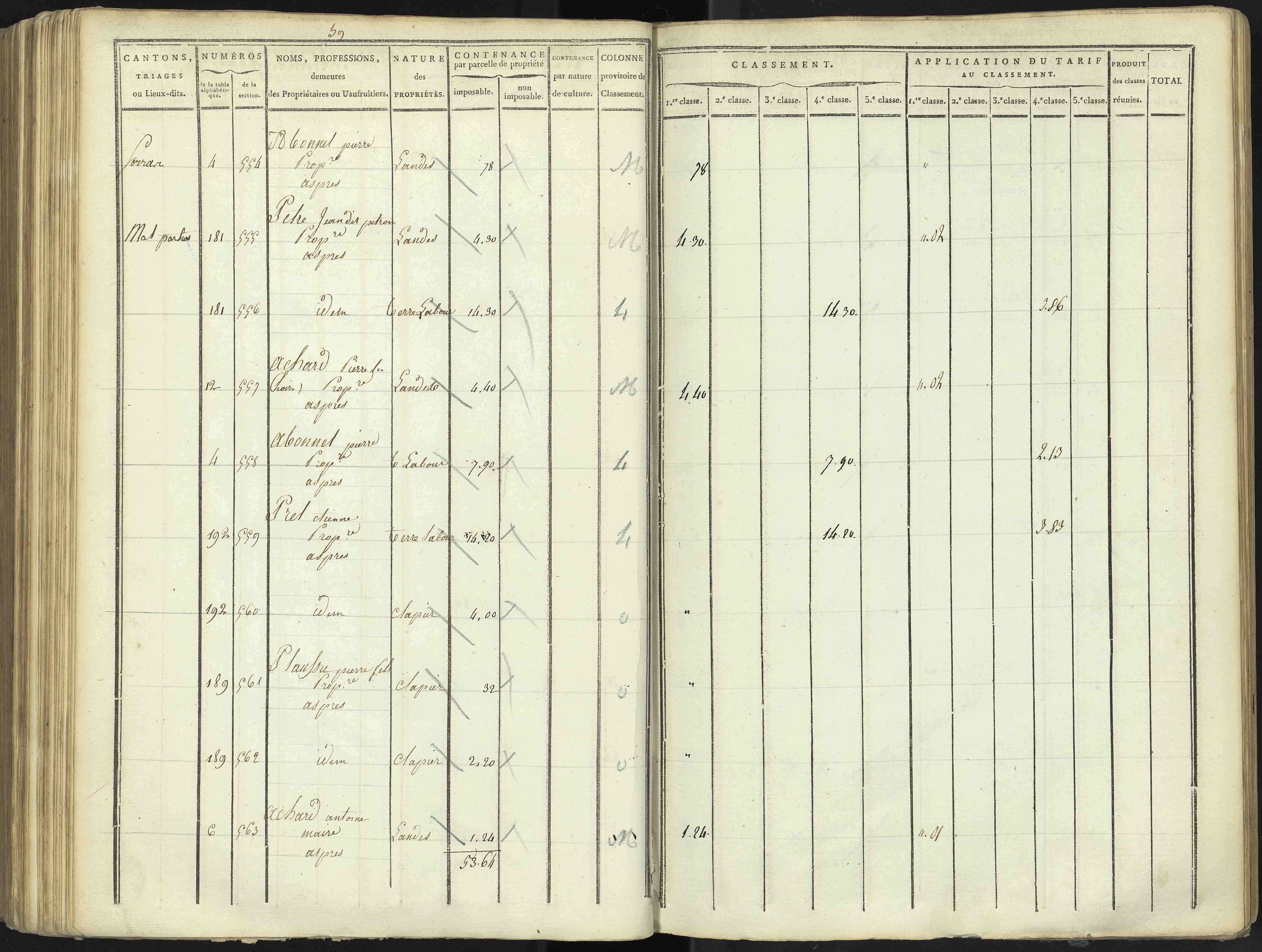 Aspres-lès-Corps - 3 P 176/4 - 3 P 176/4 - Section D