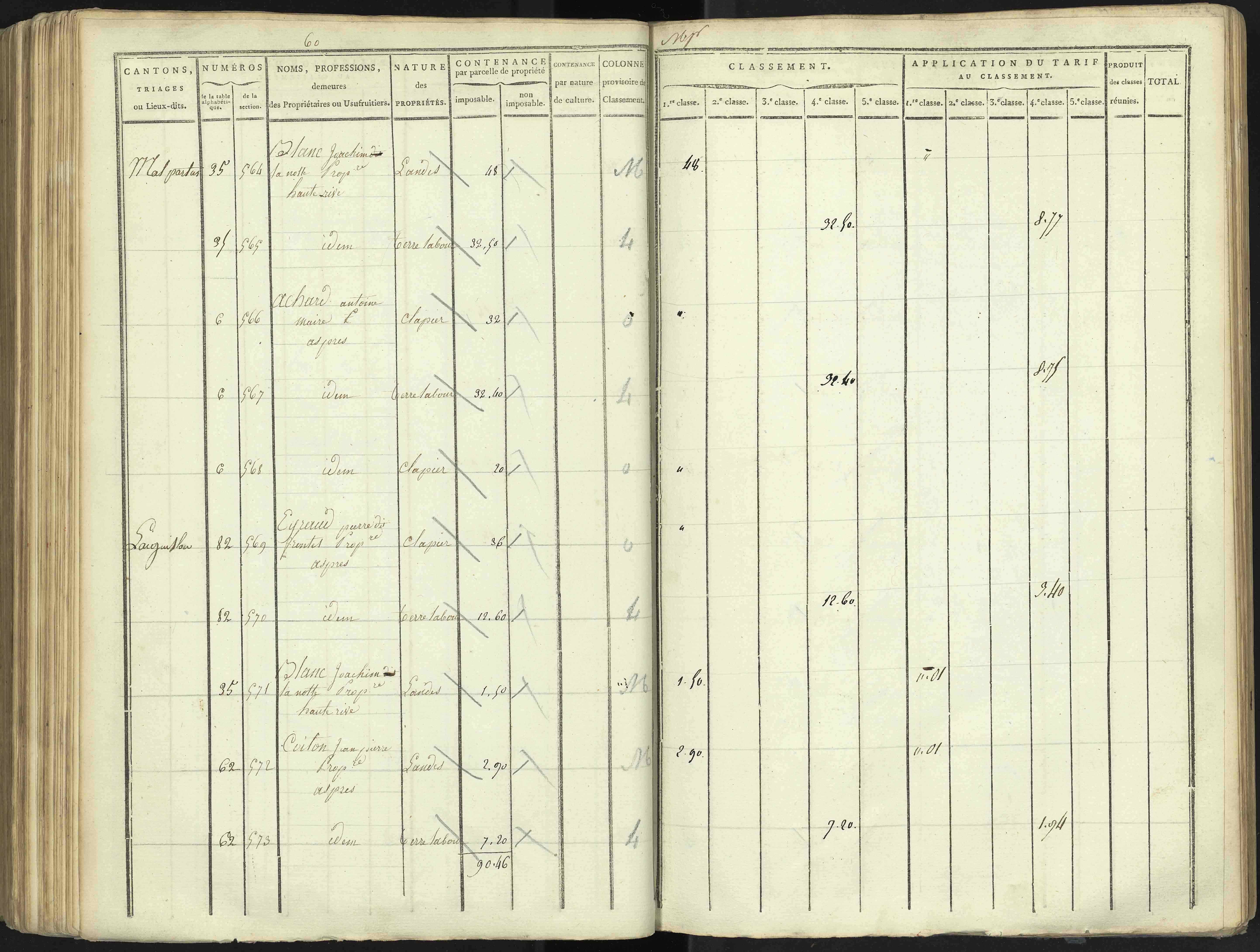 Aspres-lès-Corps - 3 P 176/4 - 3 P 176/4 - Section D