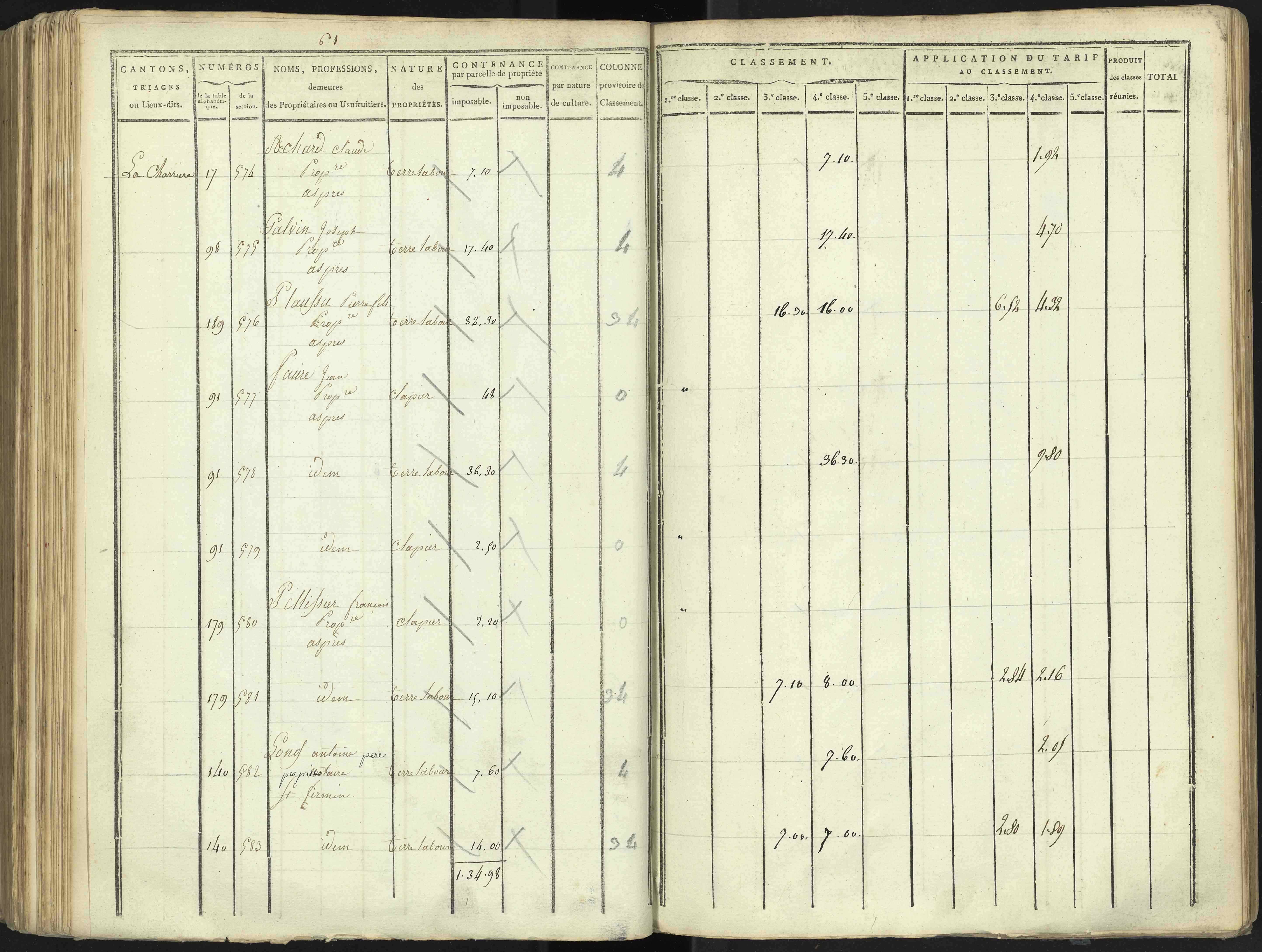 Aspres-lès-Corps - 3 P 176/4 - 3 P 176/4 - Section D